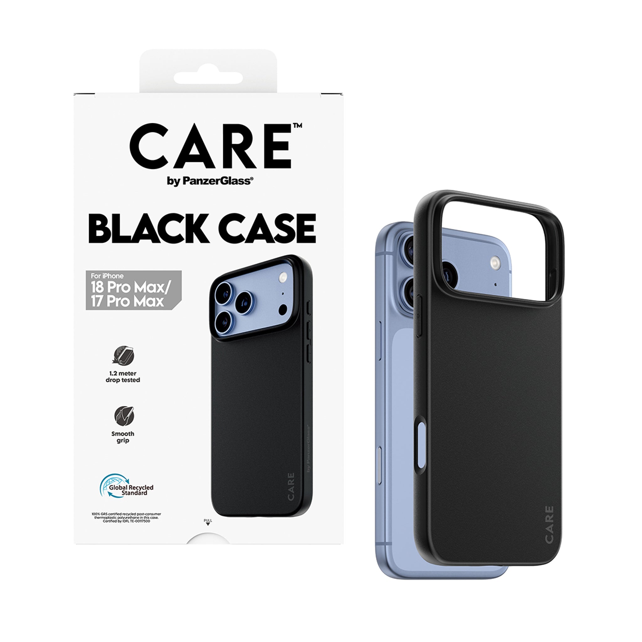 CARE™ by PanzerGlass® TPU Case Sort iPhone 18 Pro Max | 17 Pro Max