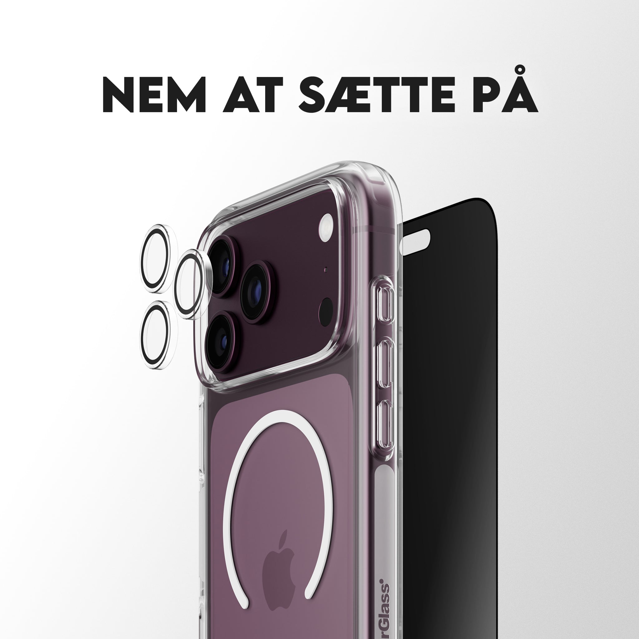 PanzerGlass® | CARE™ by PanzerGlass® Privacy Flagship 3-in-1 Pakke iPhone 18 Pro Max
