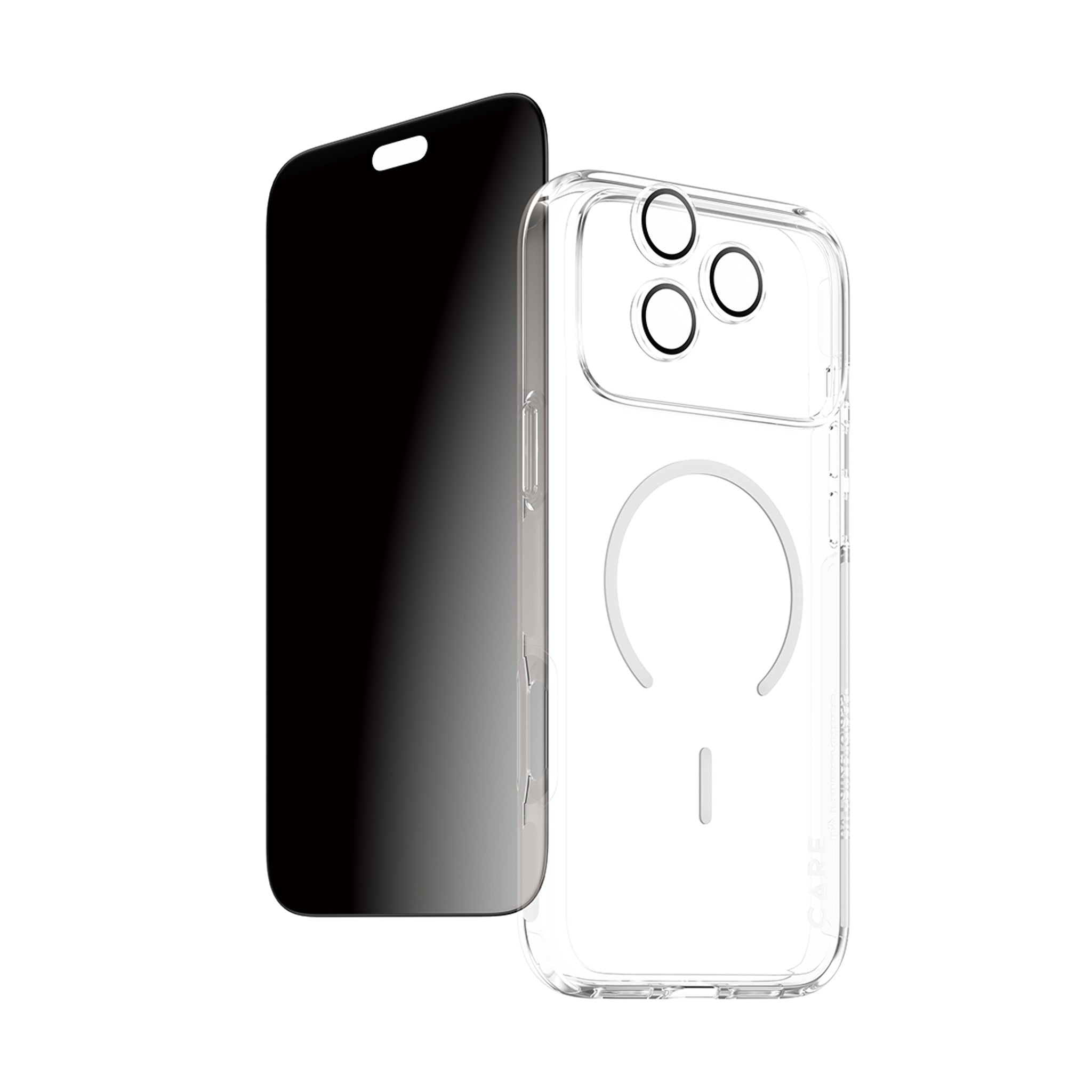 PanzerGlass® | CARE™ by PanzerGlass® Privacy Flagship 3-in-1 Pakke iPhone 18 Pro Max