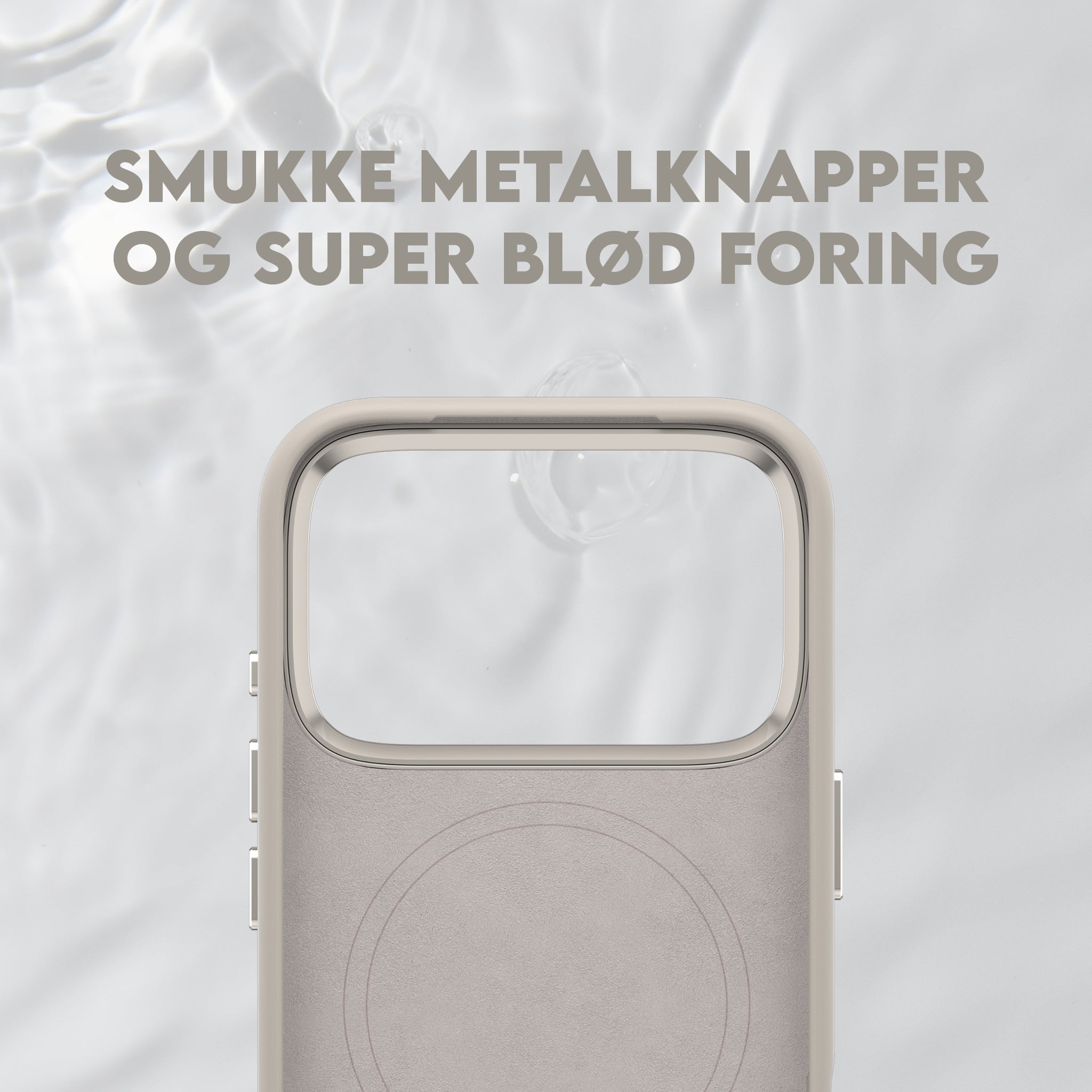 CARE™ by PanzerGlass® Flow Case Vanilla m. MagSafe iPhone 18 Pro | 17 Pro