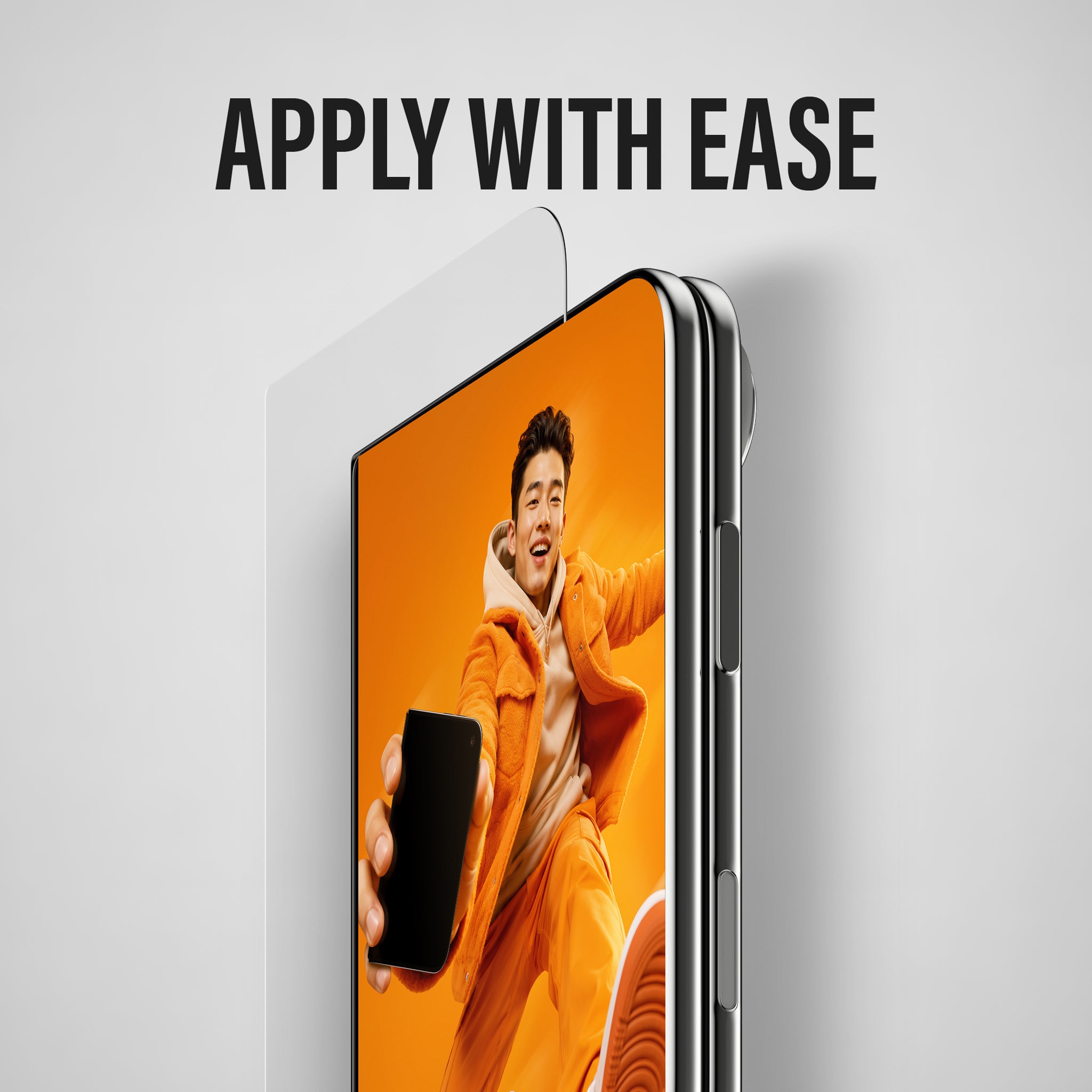 PanzerGlass® Frontskærm Skærmbeskyttelse iPhone Duo | RammeFit m. EasyAligner