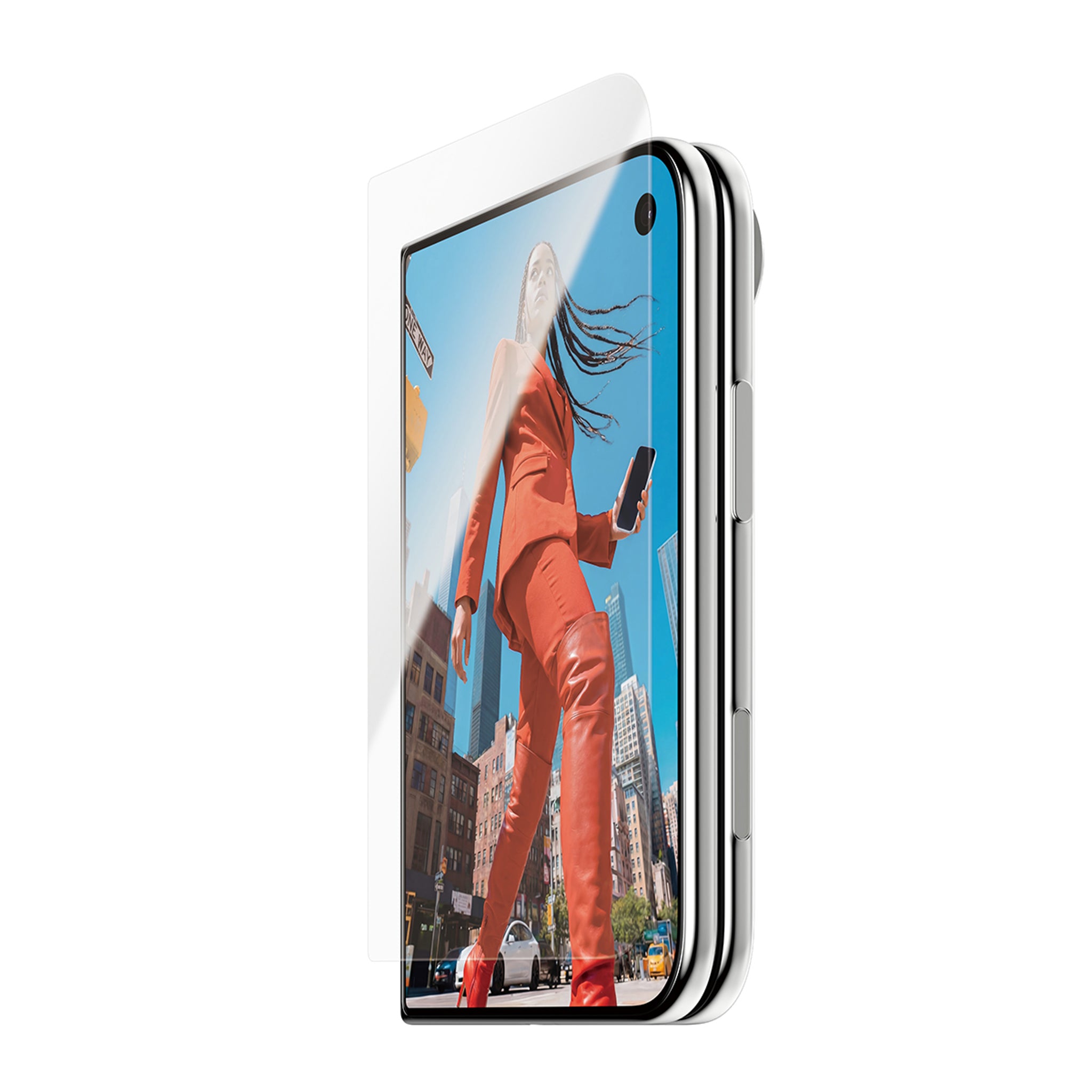 PanzerGlass® Frontskærm Skærmbeskyttelse iPhone 2026 Fold | RammeFit m. EasyAligner