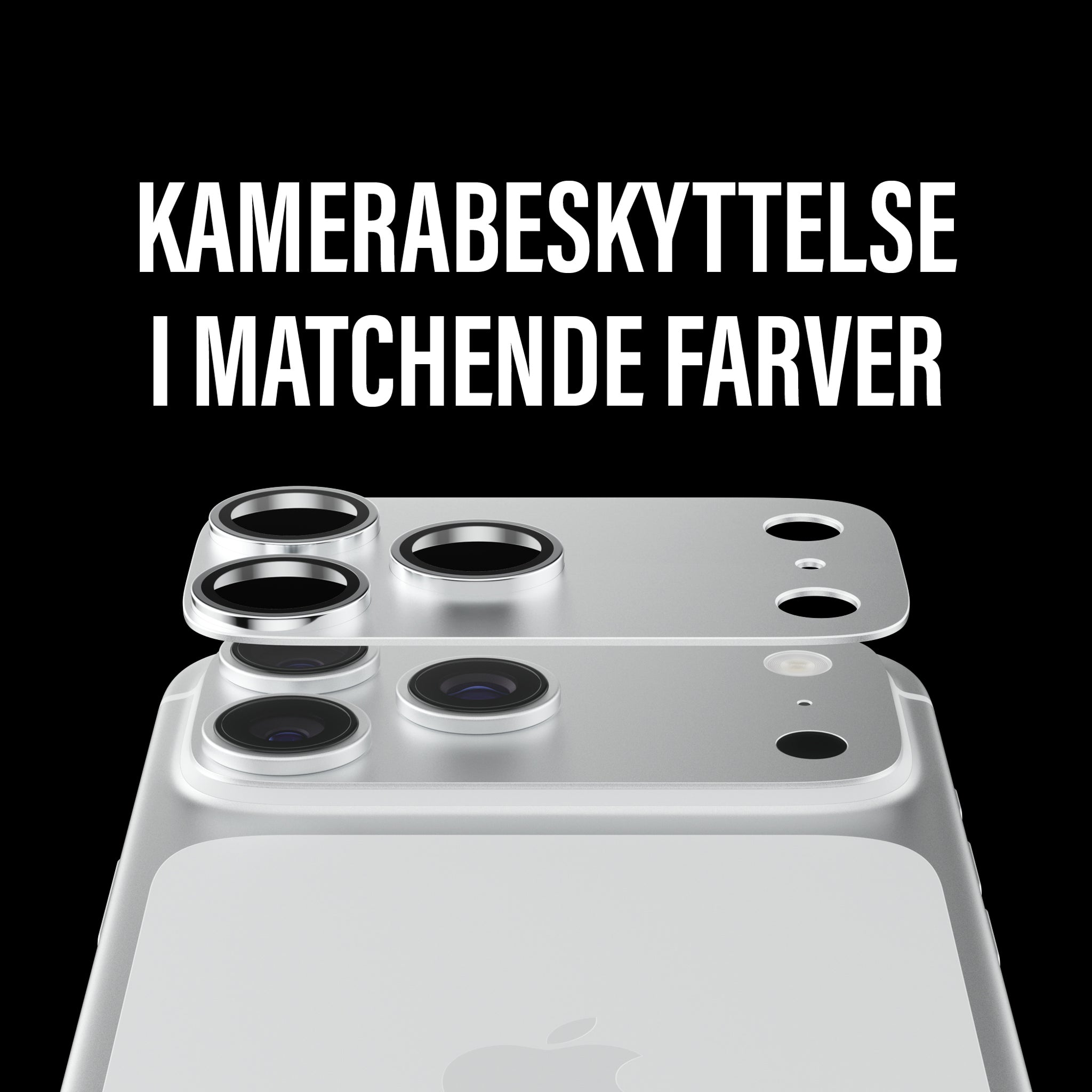 PanzerGlass® Fender Kamerabeskytter Sølv iPhone 18 Pro