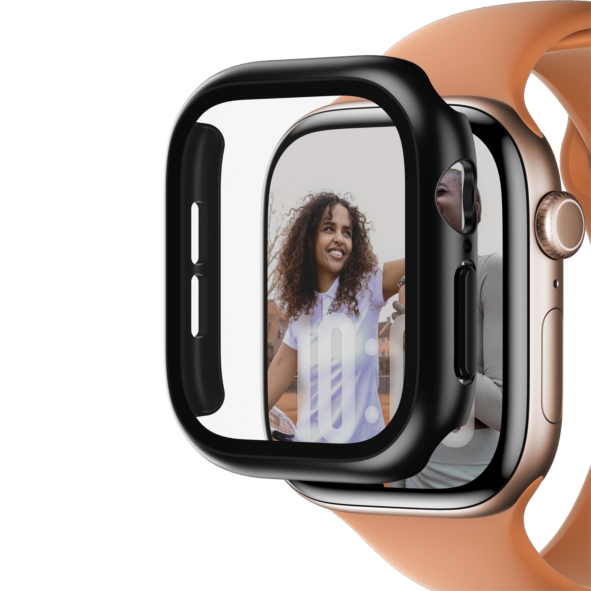 PanzerGlass® Full Body Case Sort Apple Watch Series 12 | 42mm