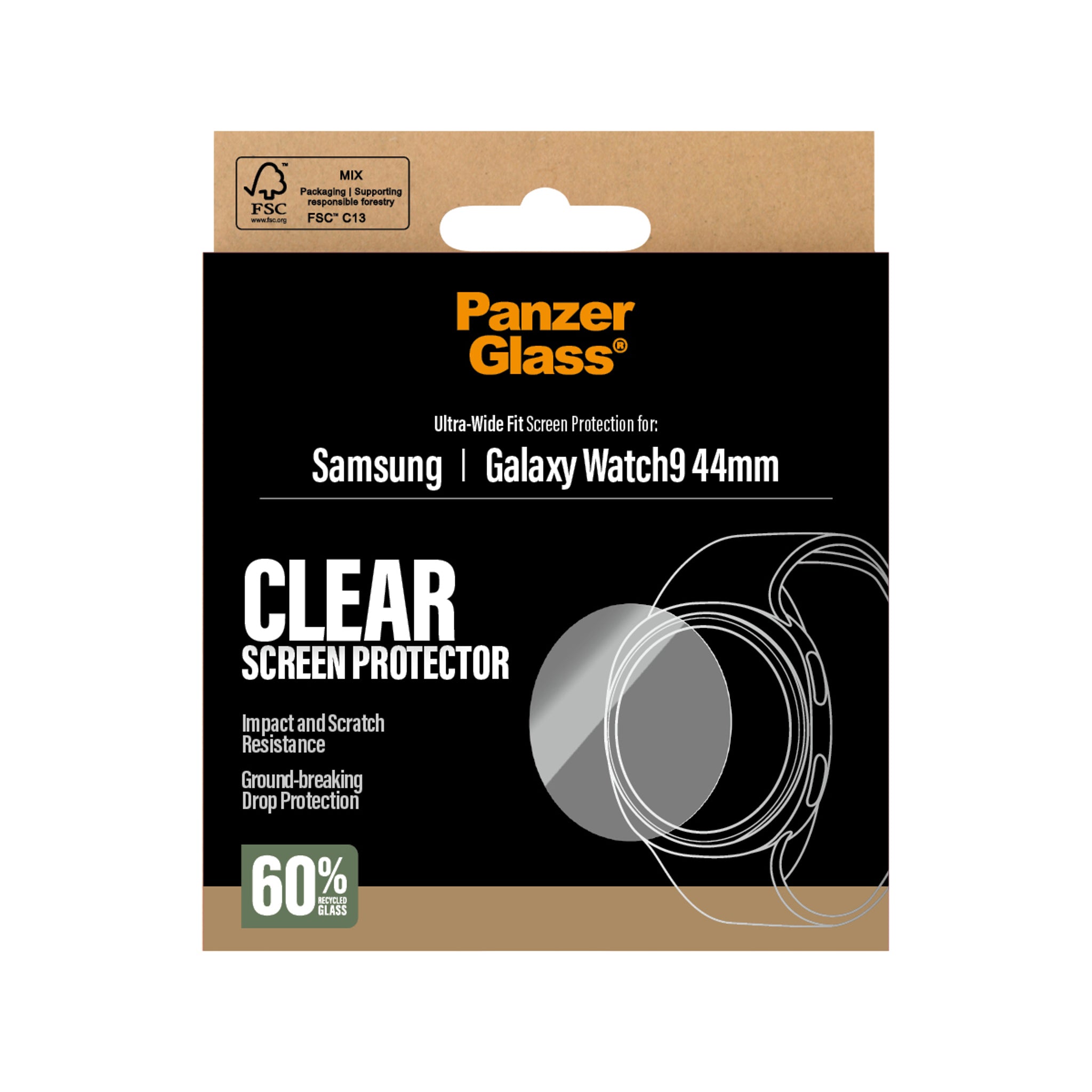 PanzerGlass® Skærmbeskyttelse Samsung Galaxy Watch9 44mm