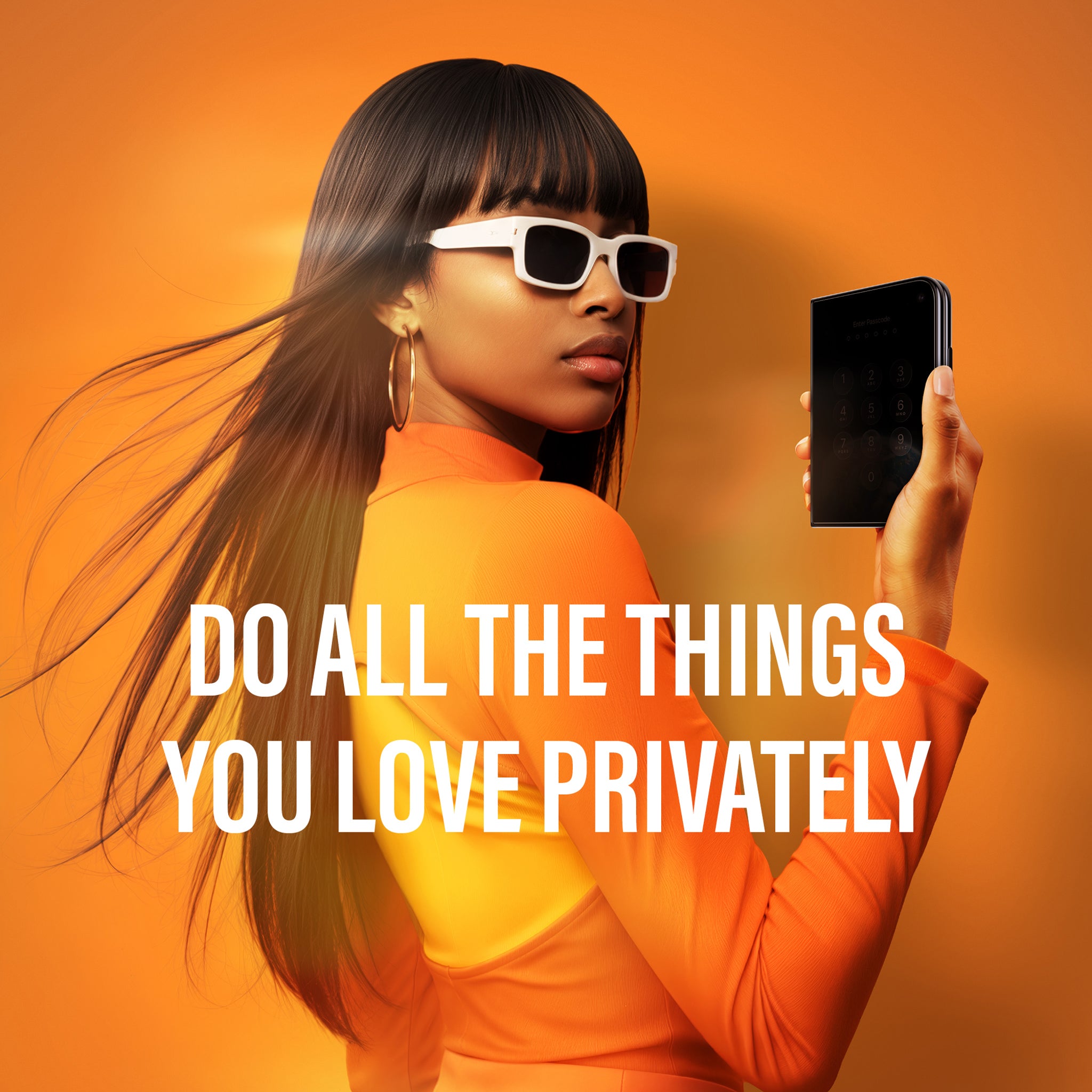 PanzerGlass® 2-Way Privacy Frontskærm Skærmbeskyttelse iPhone Duo | RammeFit m. EasyAligner