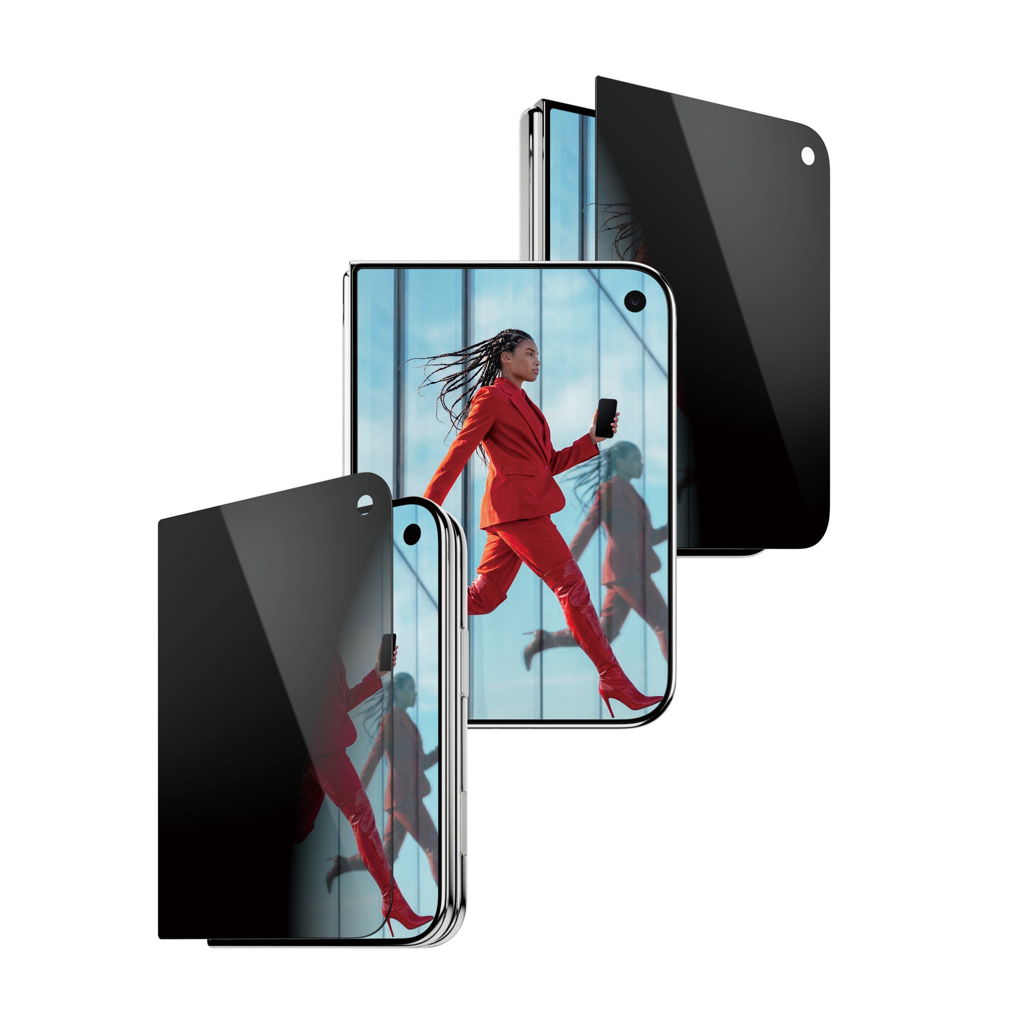 PanzerGlass® Privacy Frontskærm Skærmbeskyttelse iPhone 2026 Fold | RammeFit m. EasyAligner