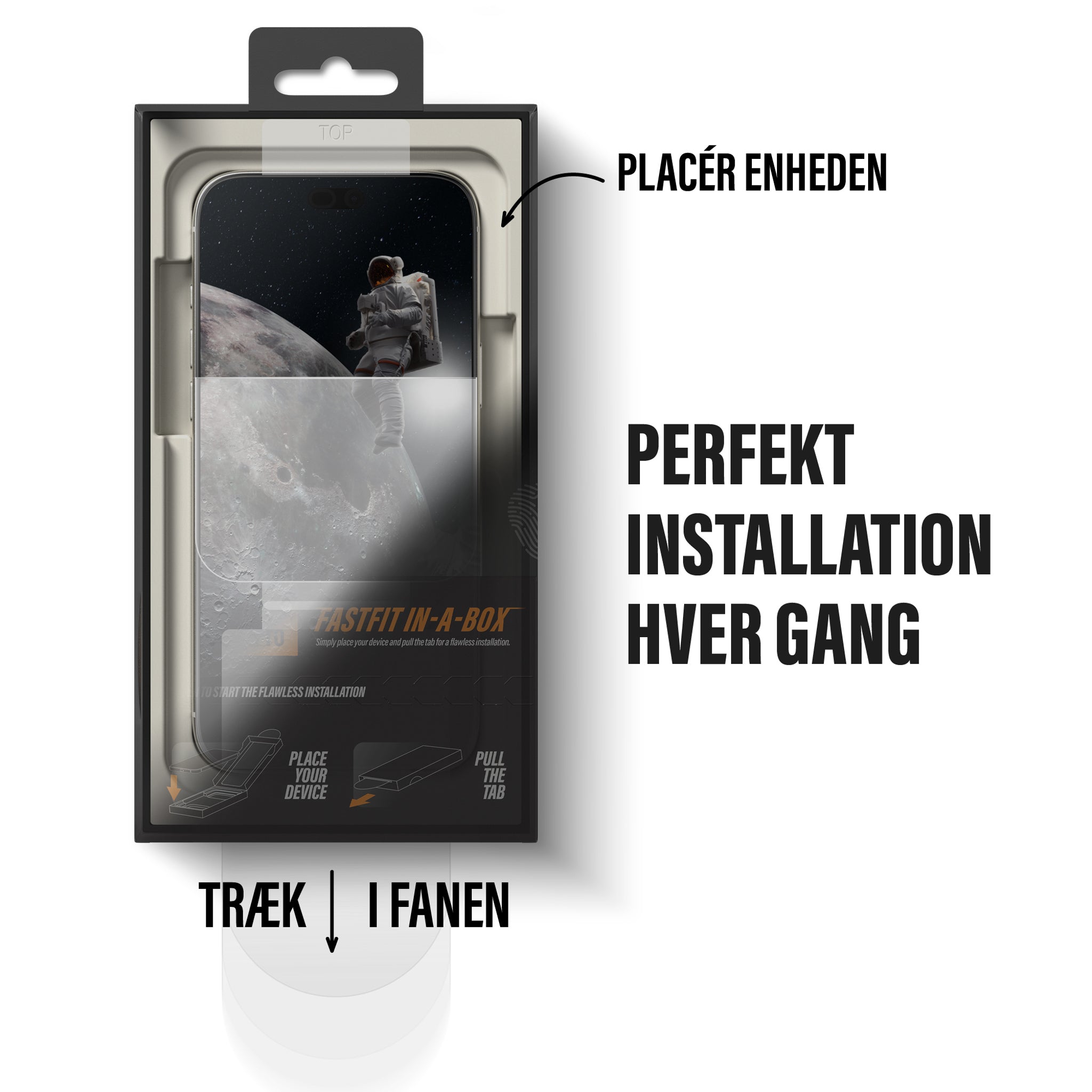 PanzerGlass® Ceramic Skærmbeskyttelse iPhone 18 Pro | 17 Pro m. FASTFIT IN-A-BOX