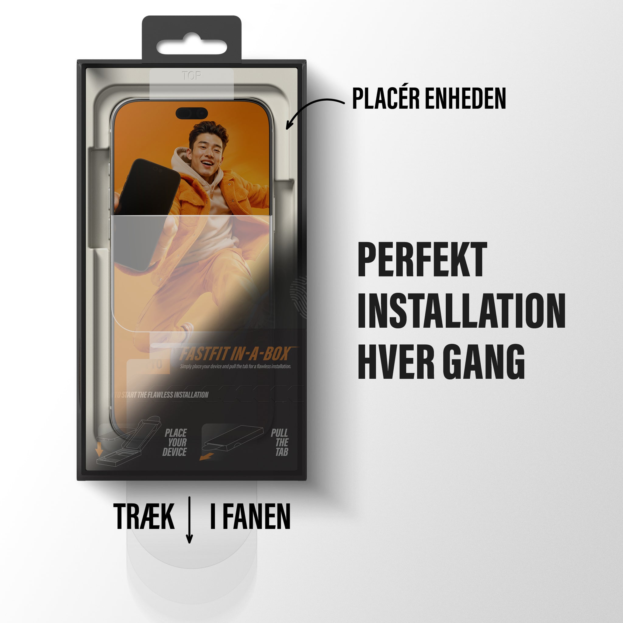 PanzerGlass® Platinum Skærmbeskyttelse iPhone 18 Pro | 17 Pro m. FASTFIT IN-A-BOX