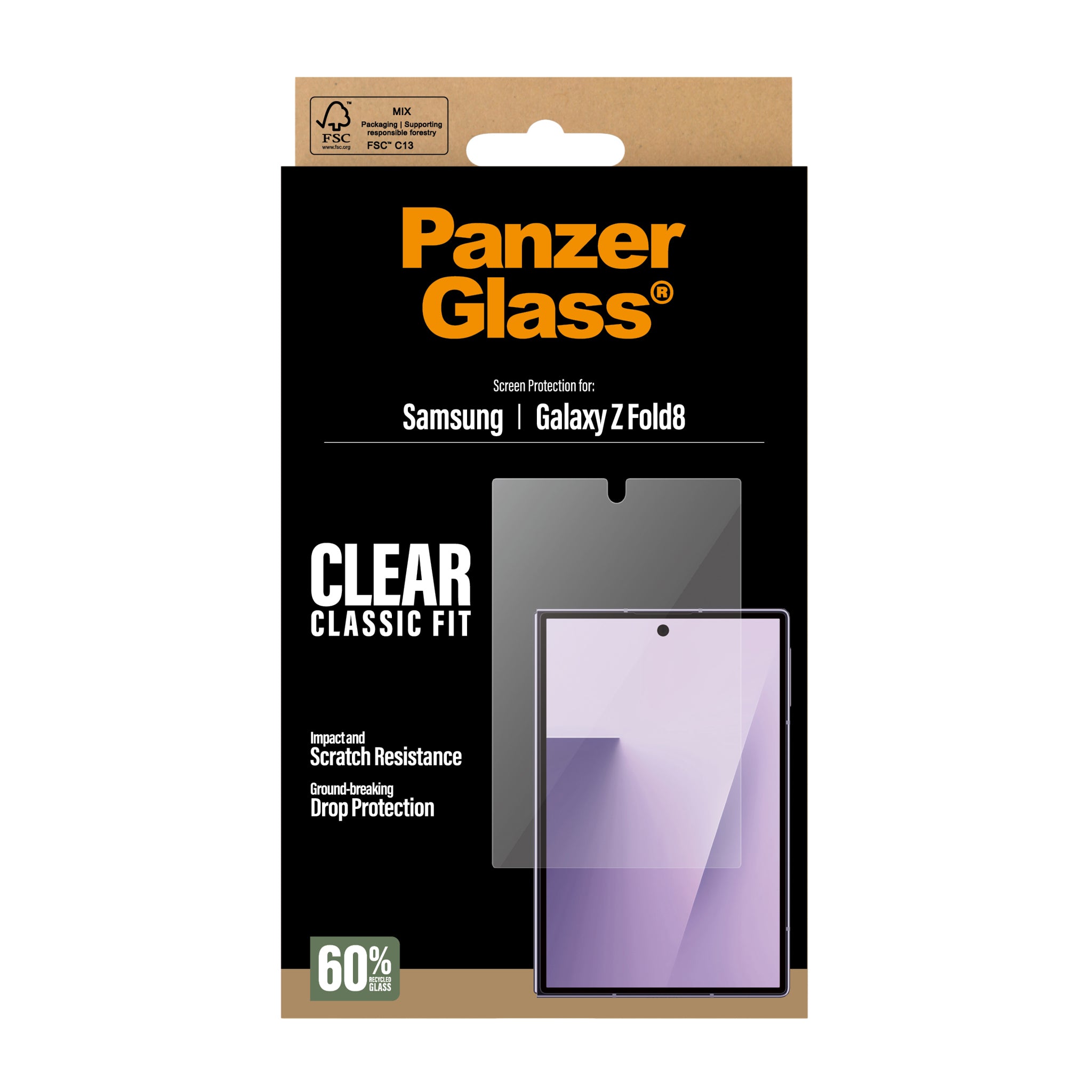 PanzerGlass® Sub Skærmbeskyttelse Samsung new Galaxy Z Fold7 | Classic Fit