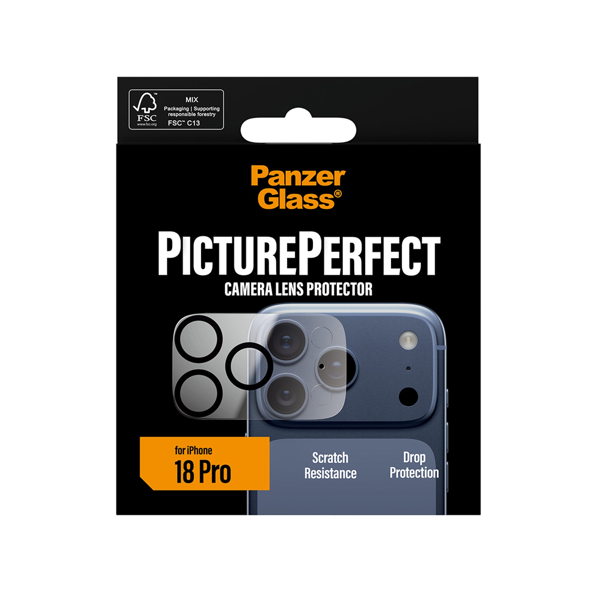 PanzerGlass® PicturePerfect Kameralinsebeskytter iPhone 18 Pro