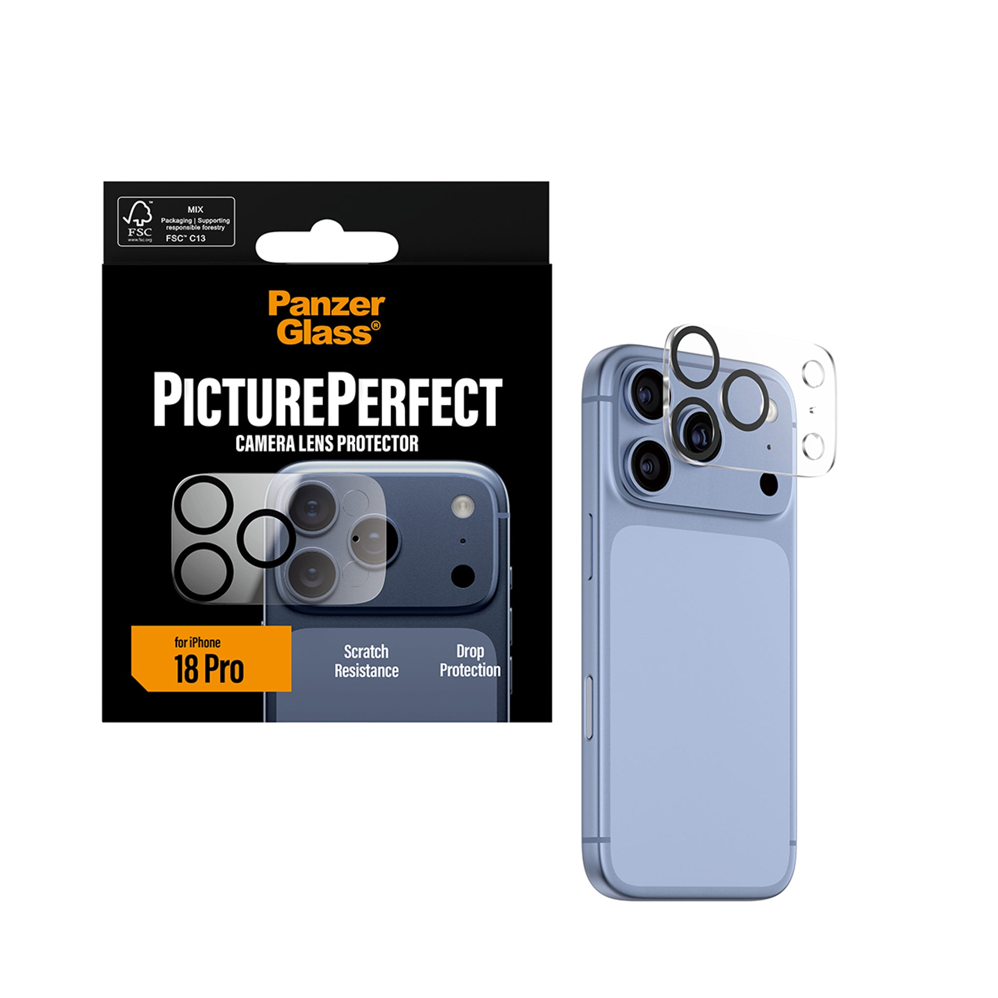 PanzerGlass® PicturePerfect Kameralinsebeskytter iPhone 18 Pro