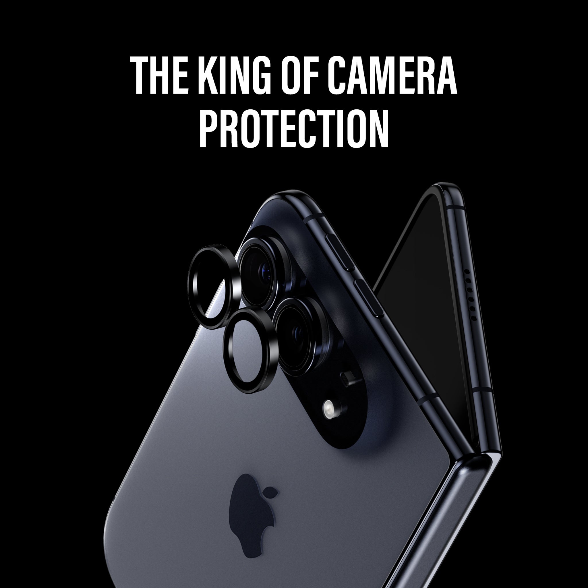 PanzerGlass® Hoops® Ceramic Kameralinsebeskytter iPhone Duo