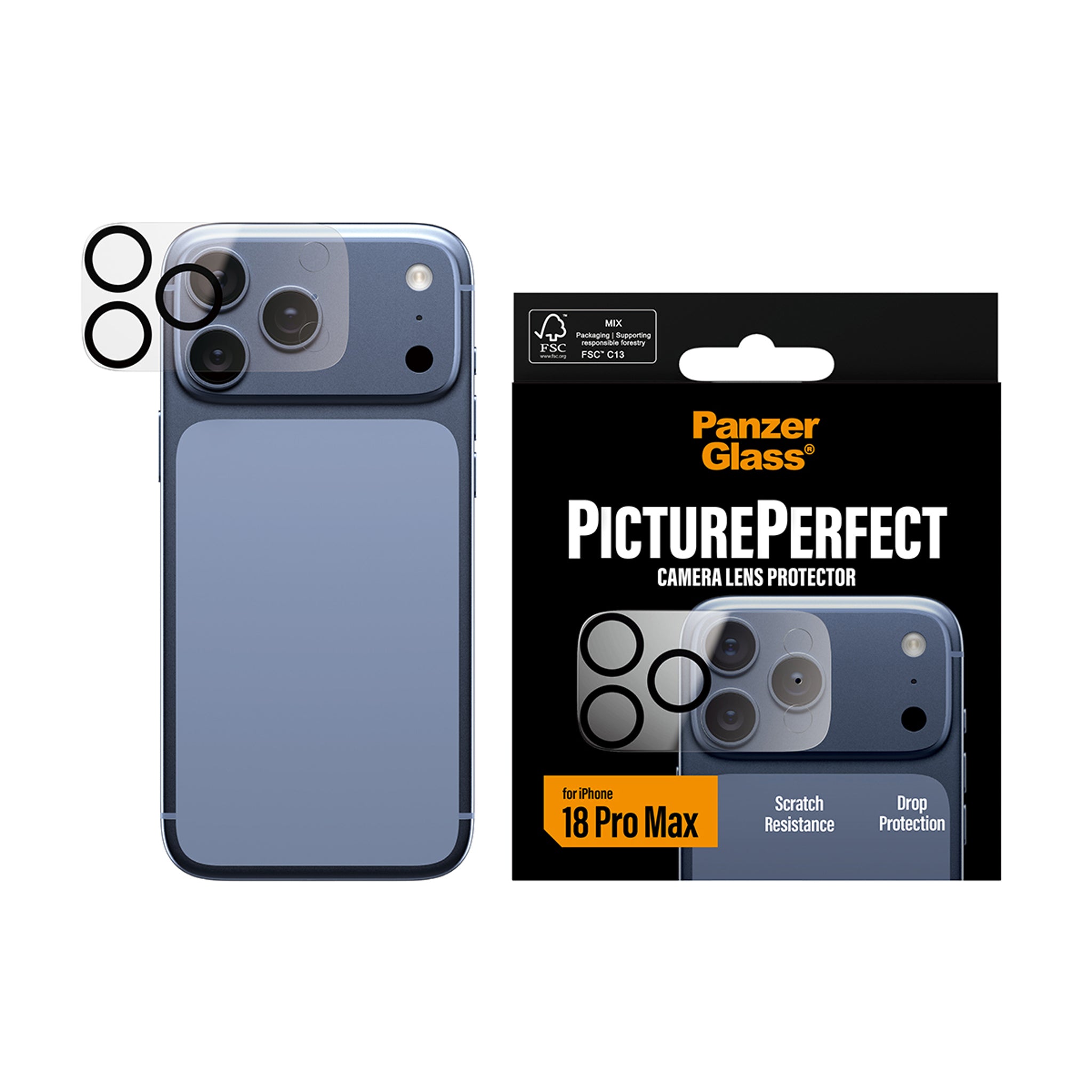 PanzerGlass® PicturePerfect Kameralinsebeskytter iPhone 18 Pro Max