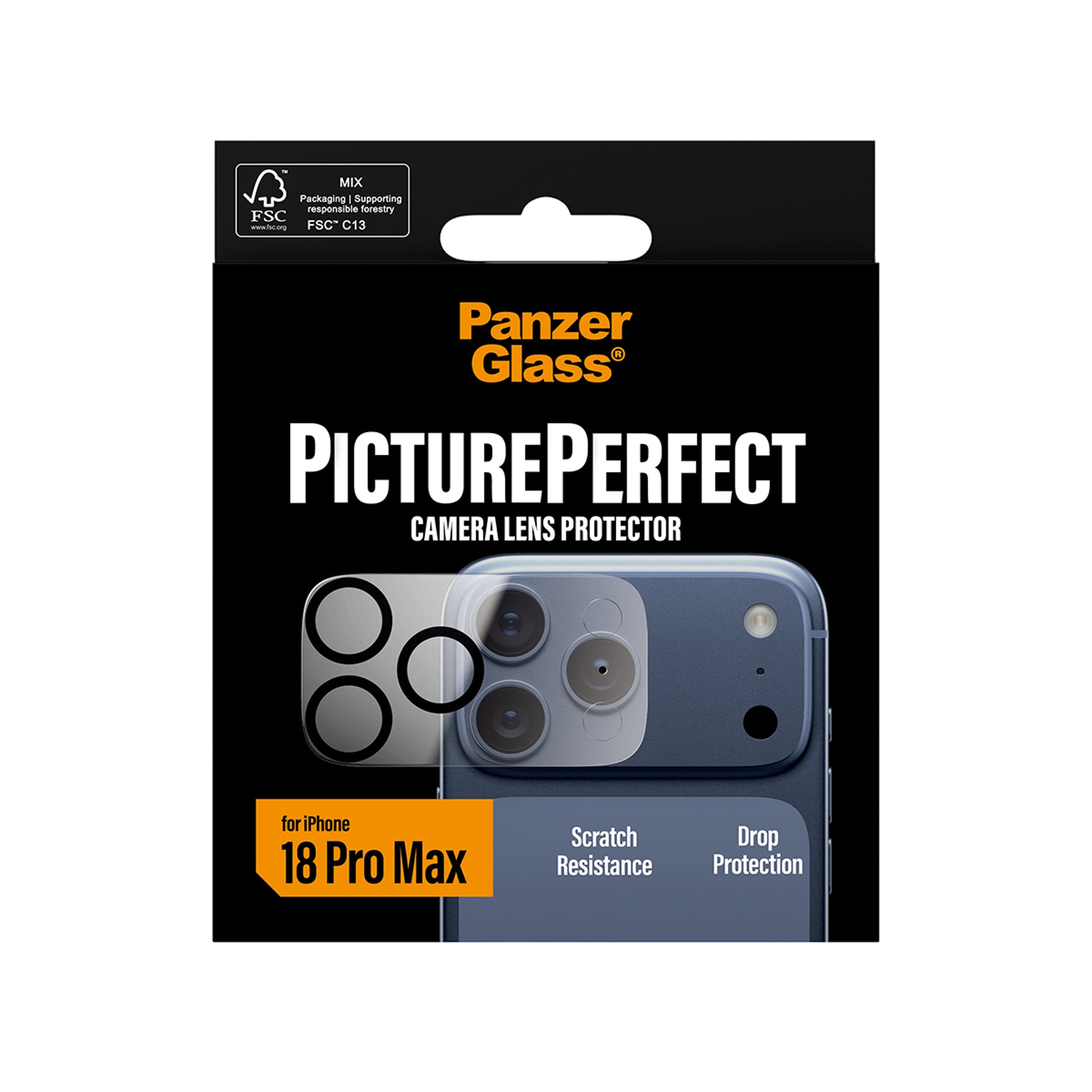 PanzerGlass® PicturePerfect Kameralinsebeskytter iPhone 18 Pro Max