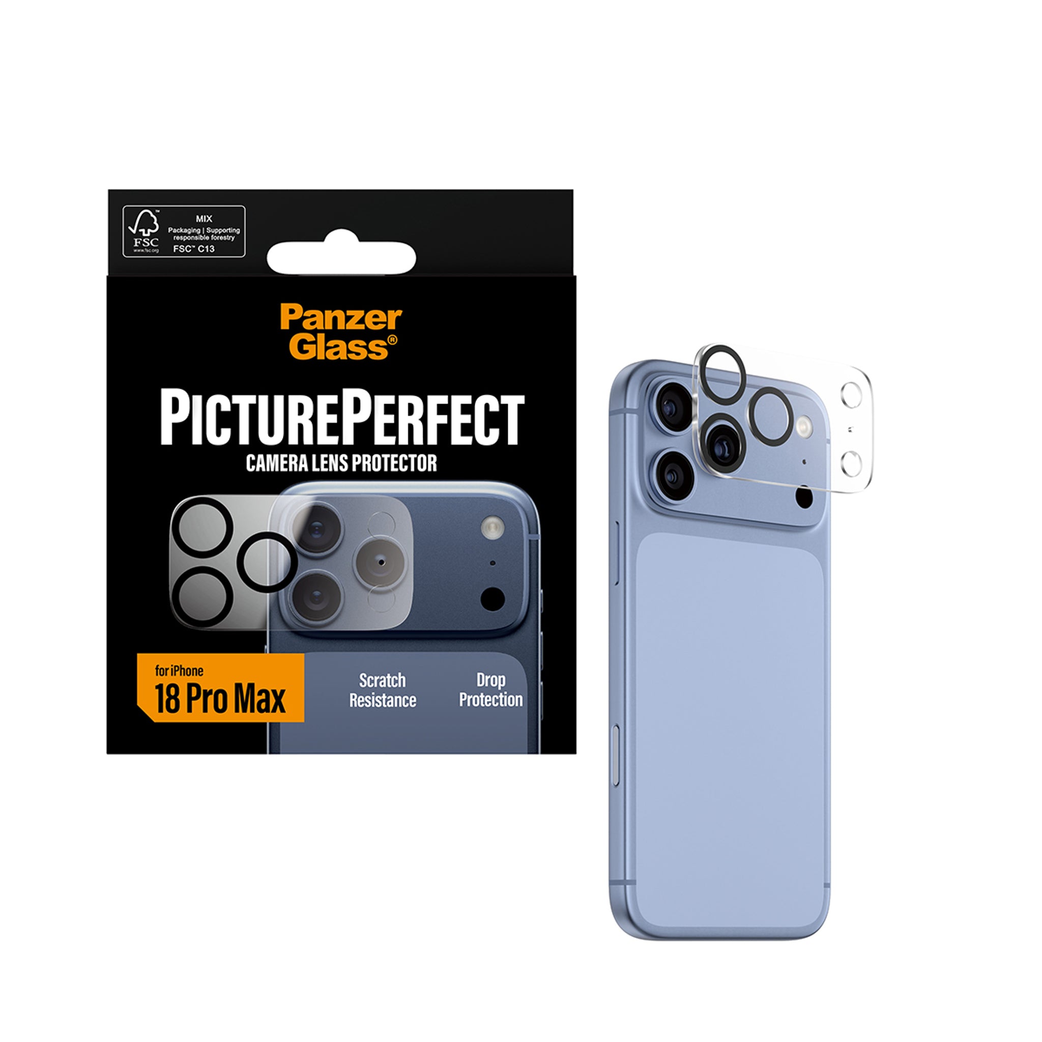 PanzerGlass® PicturePerfect Kameralinsebeskytter iPhone 18 Pro Max