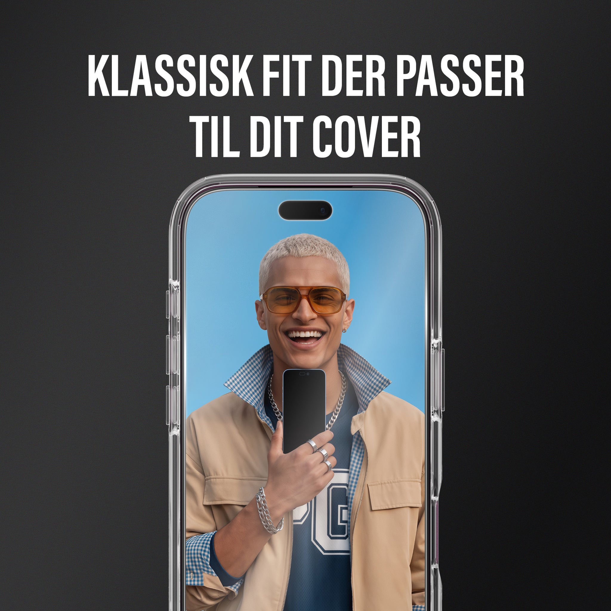 PanzerGlass® Skærmbeskyttelse iPhone 18 Pro | Classic fit m. EasyAligner