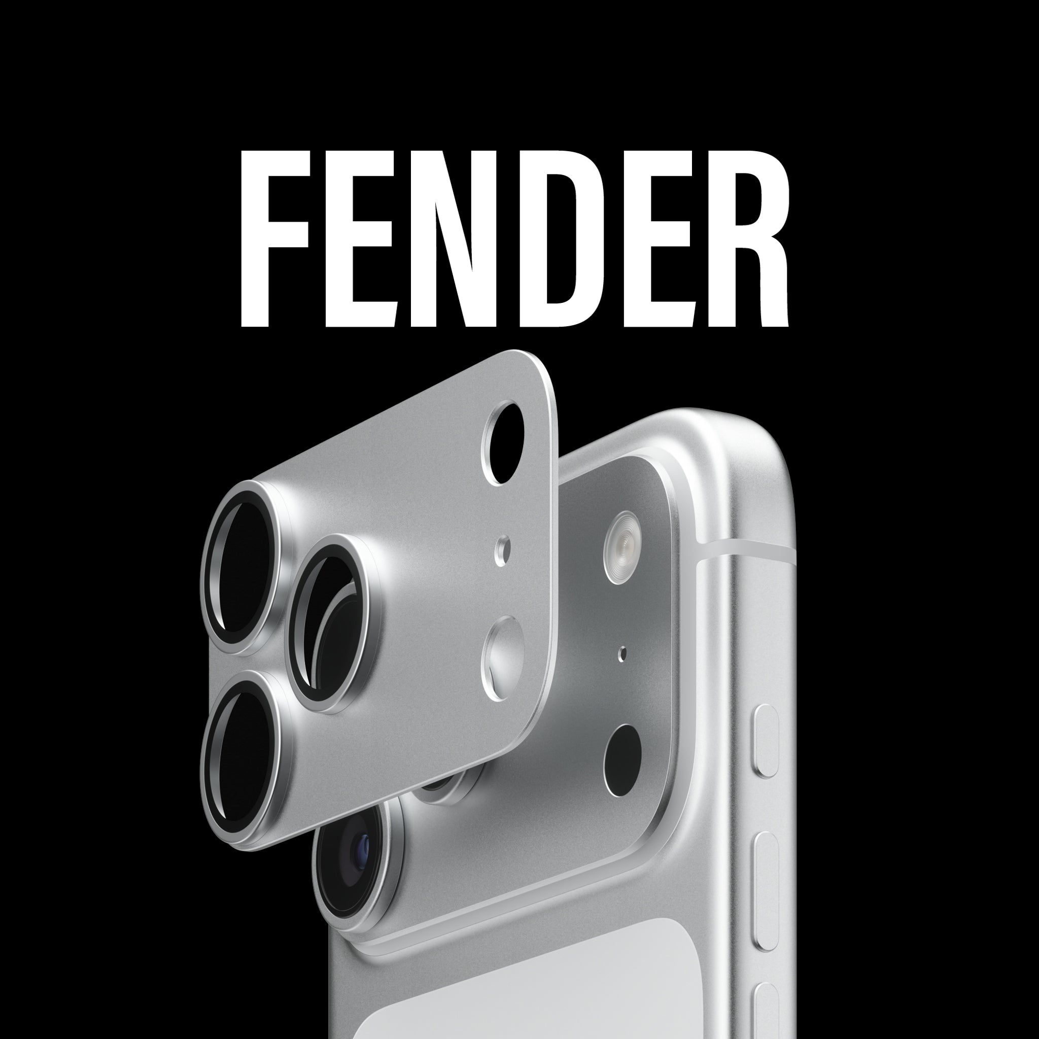 PanzerGlass® Fender Kamerabeskytter Sølv iPhone 18 Pro Max