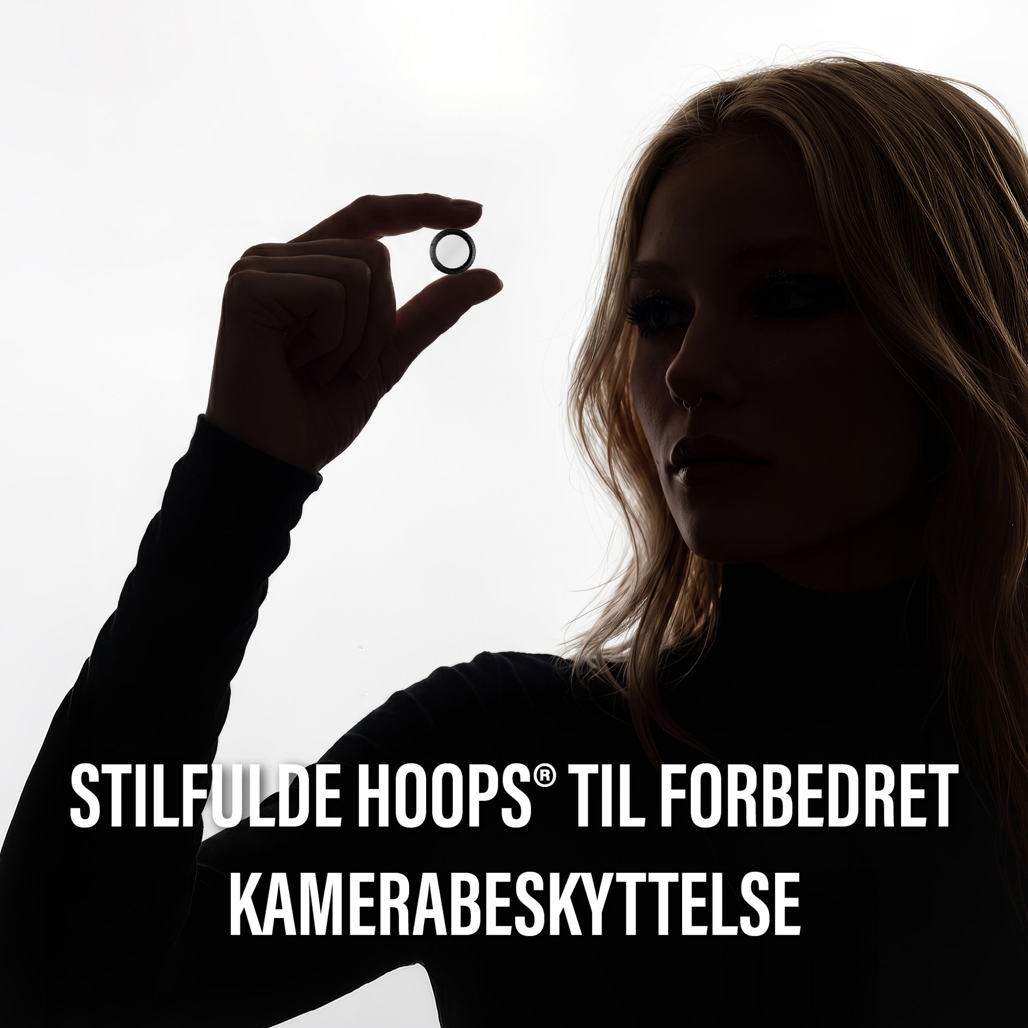 PanzerGlass® Hoops® Kameralinsebeskytter Sort iPhone 18 Pro | 18 Pro Max
