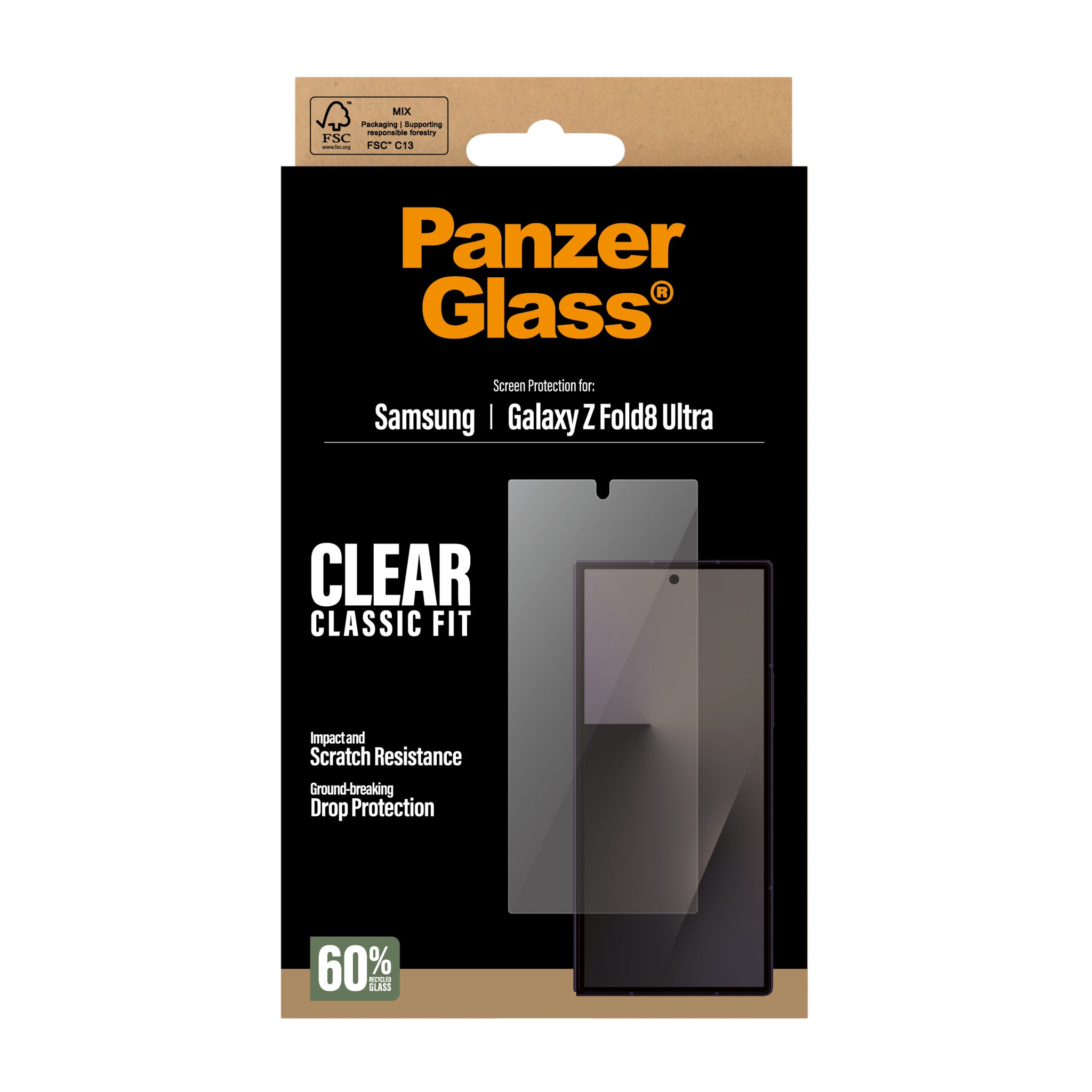 PanzerGlass® Sub Skærmbeskyttelse Samsung new Galaxy Z Fold7 Ultra | Classic Fit