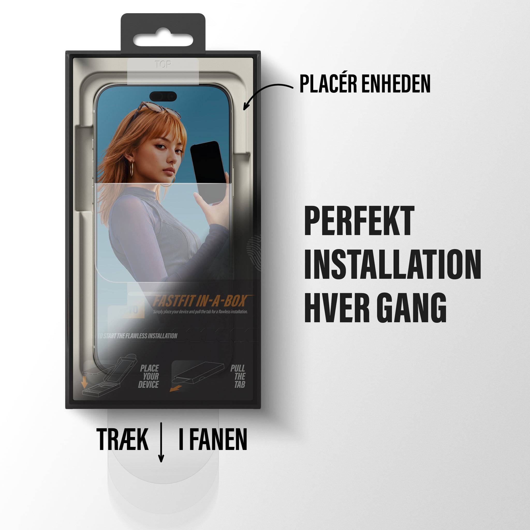 PanzerGlass® Anti-reflective Armor Skærmbeskyttelse iPhone 18 Pro Max m. FASTFIT IN-A-BOX