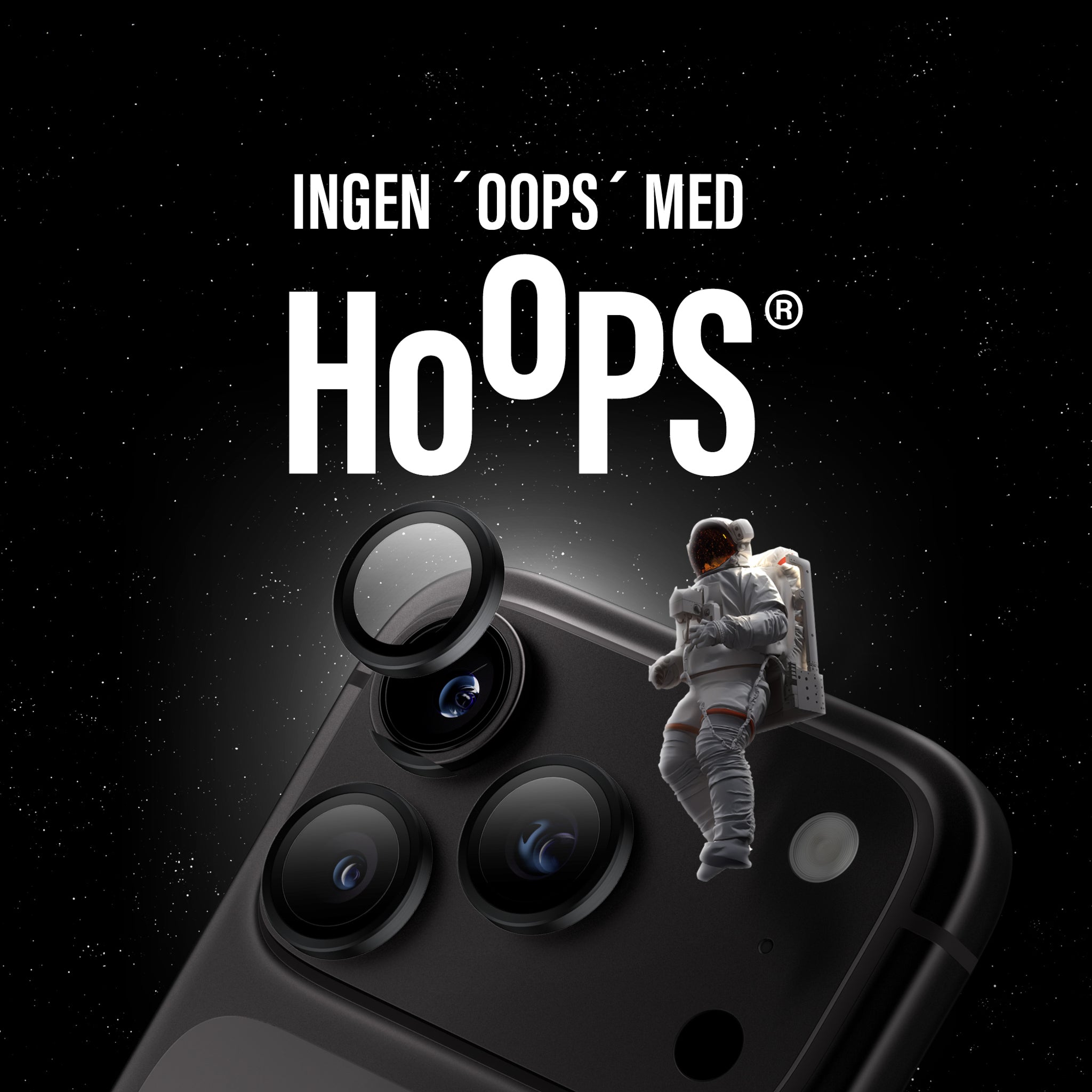 PanzerGlass® Hoops® Ceramic Kameralinsebeskytter iPhone 18 Pro | 18 Pro Max