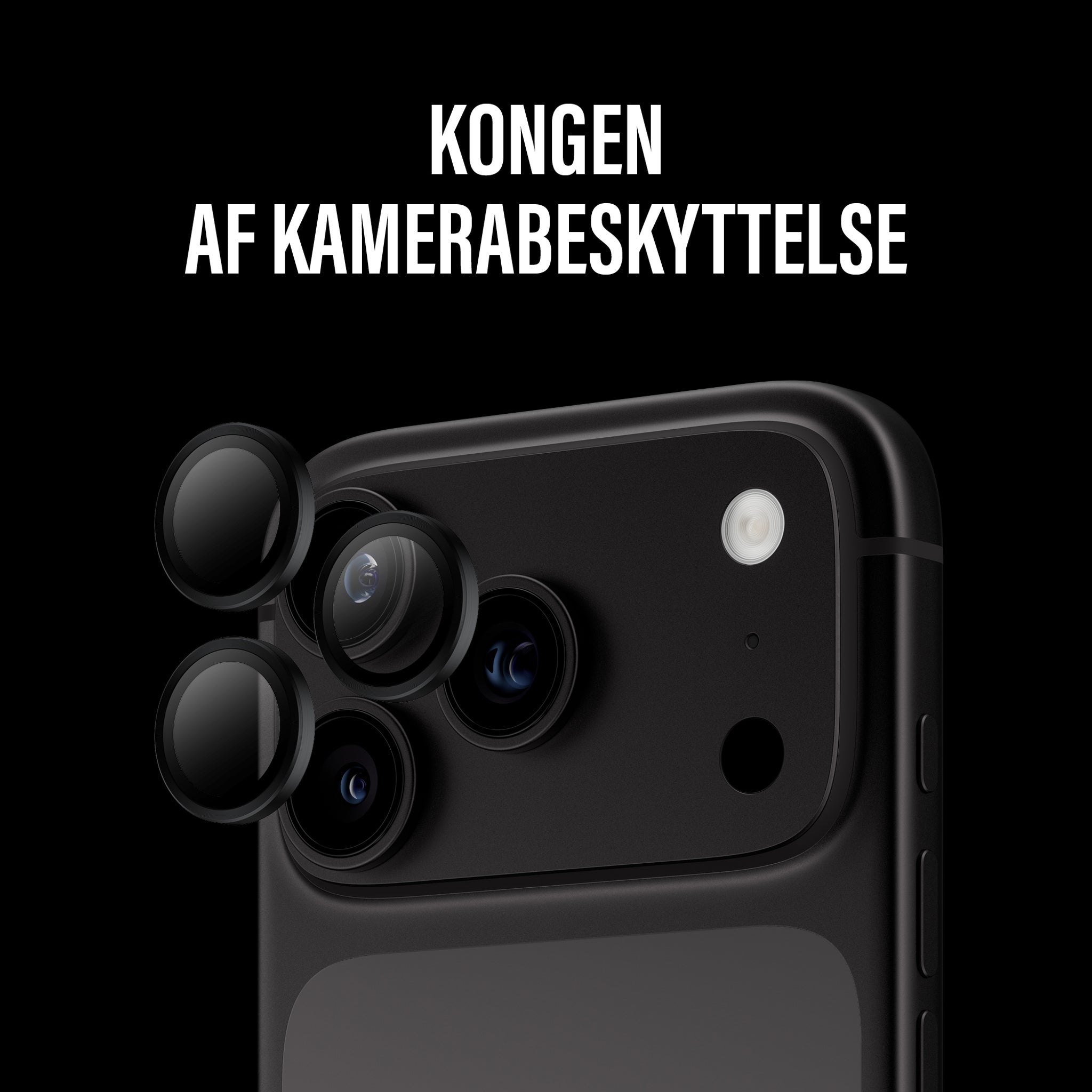 PanzerGlass® Hoops® Ceramic Kameralinsebeskytter iPhone 18 Pro | 18 Pro Max