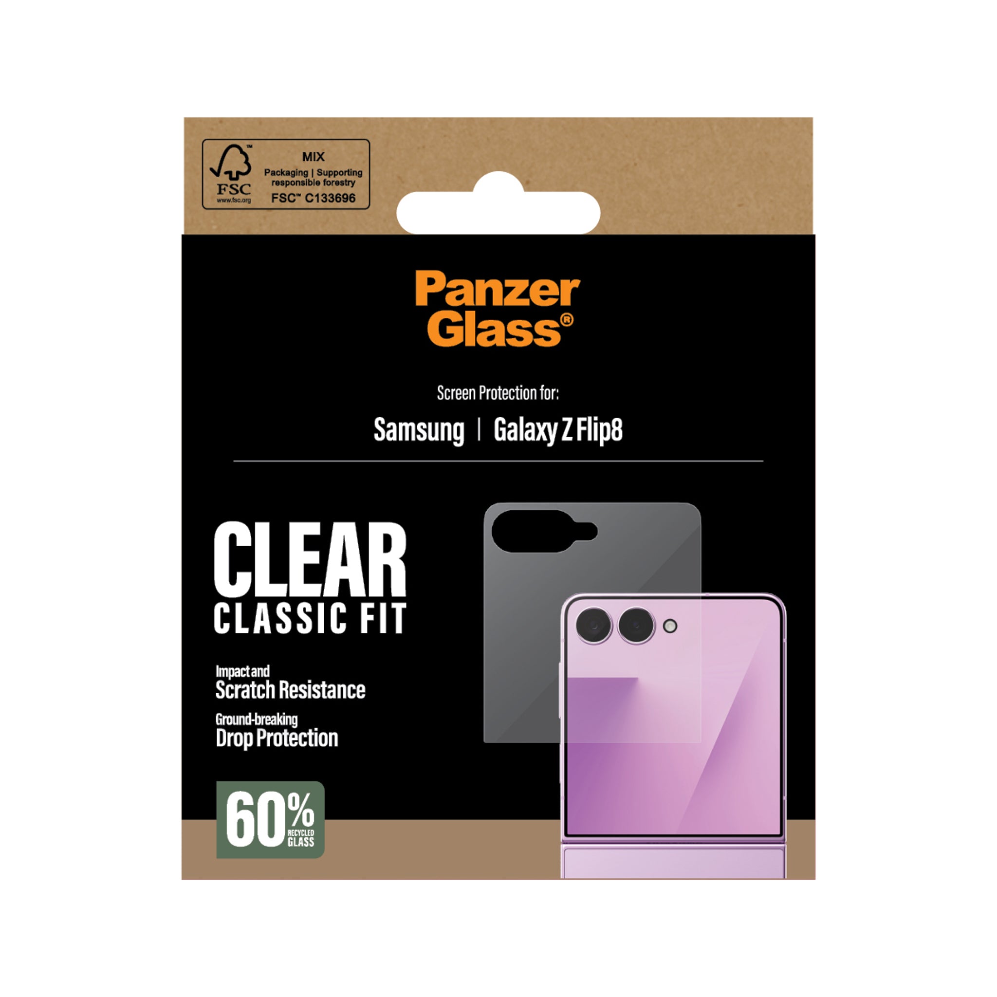 PanzerGlass® Skærmbeskyttelse Samsung Galaxy New Z Flip7 (sub-screen)