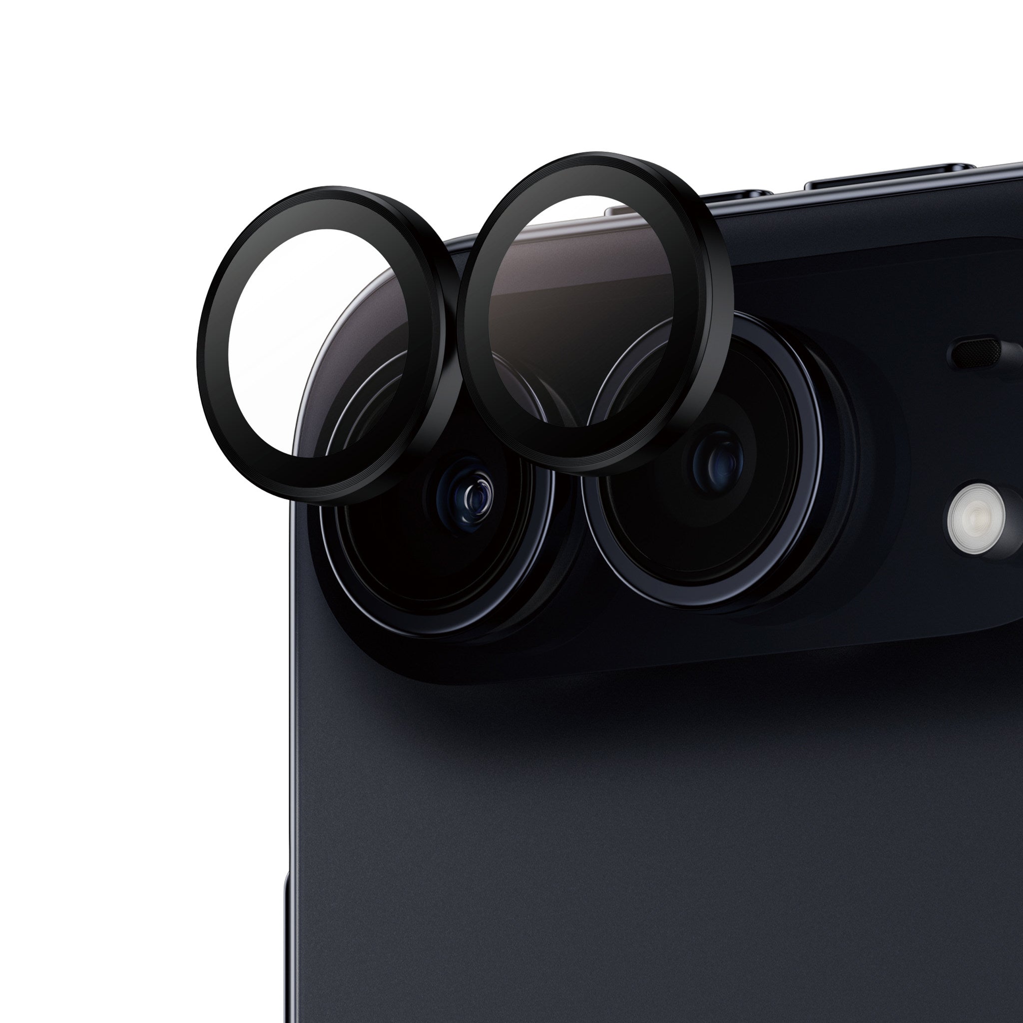 PanzerGlass® Hoops® Kameralinsebeskytter Sort iPhone 2026 Fold