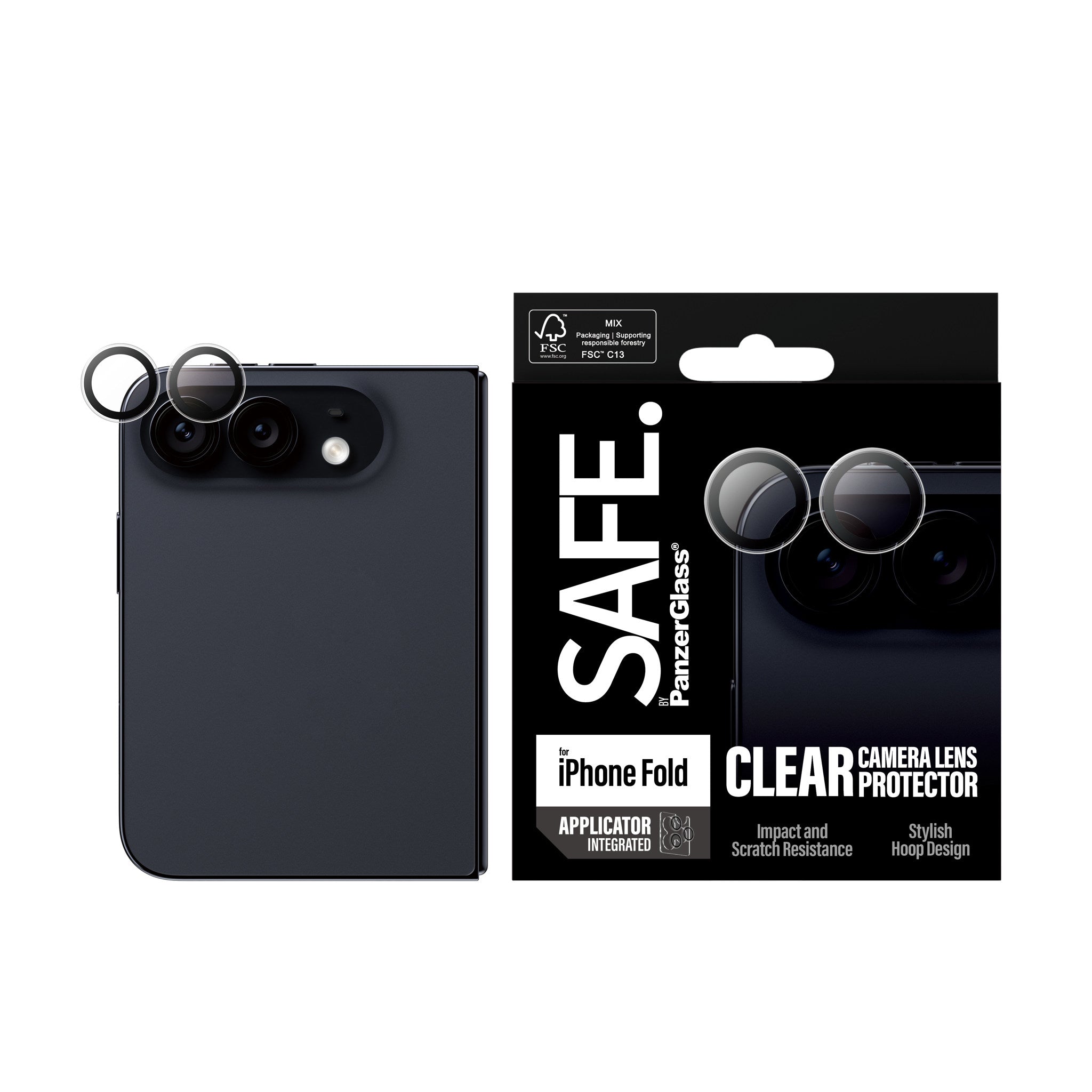 SAFE. by PanzerGlass® Kameralinsebeskytter Transparent iPhone 2026 Fold