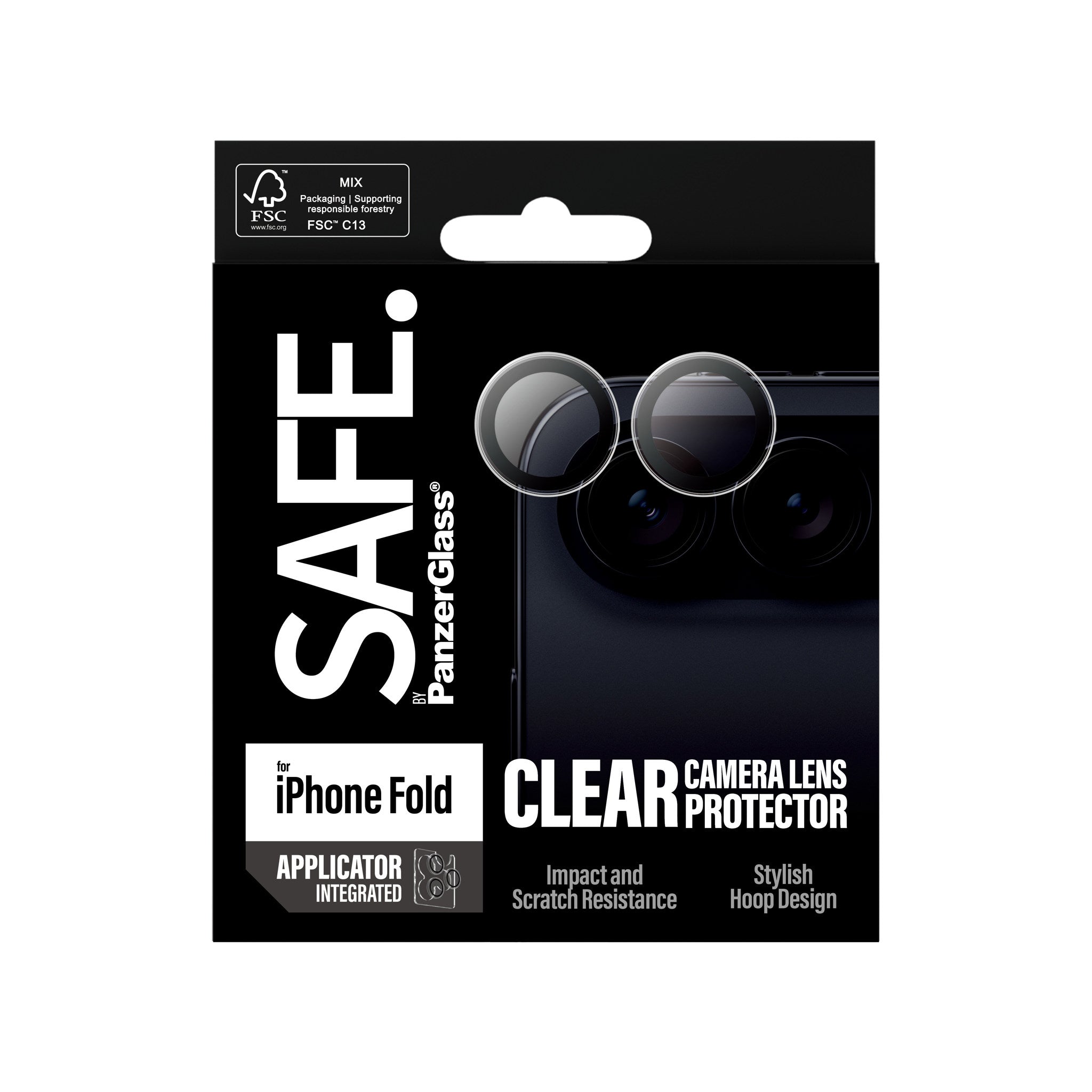 SAFE. by PanzerGlass® Kameralinsebeskytter Transparent iPhone 2026 Fold