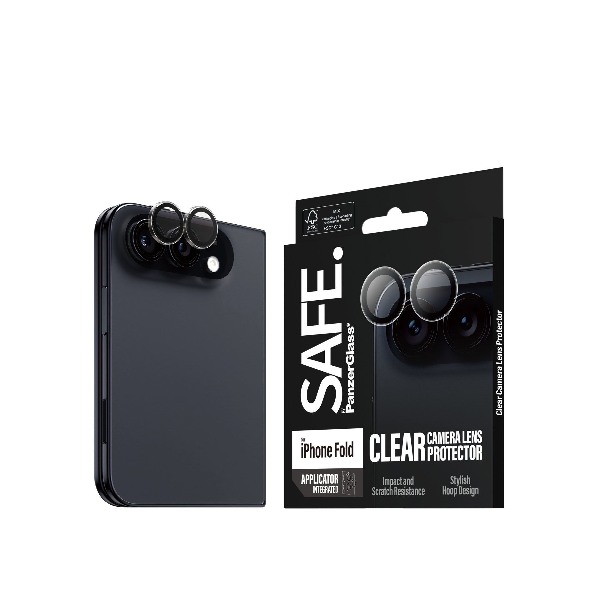 SAFE. by PanzerGlass® Kameralinsebeskytter Transparent iPhone 2026 Fold