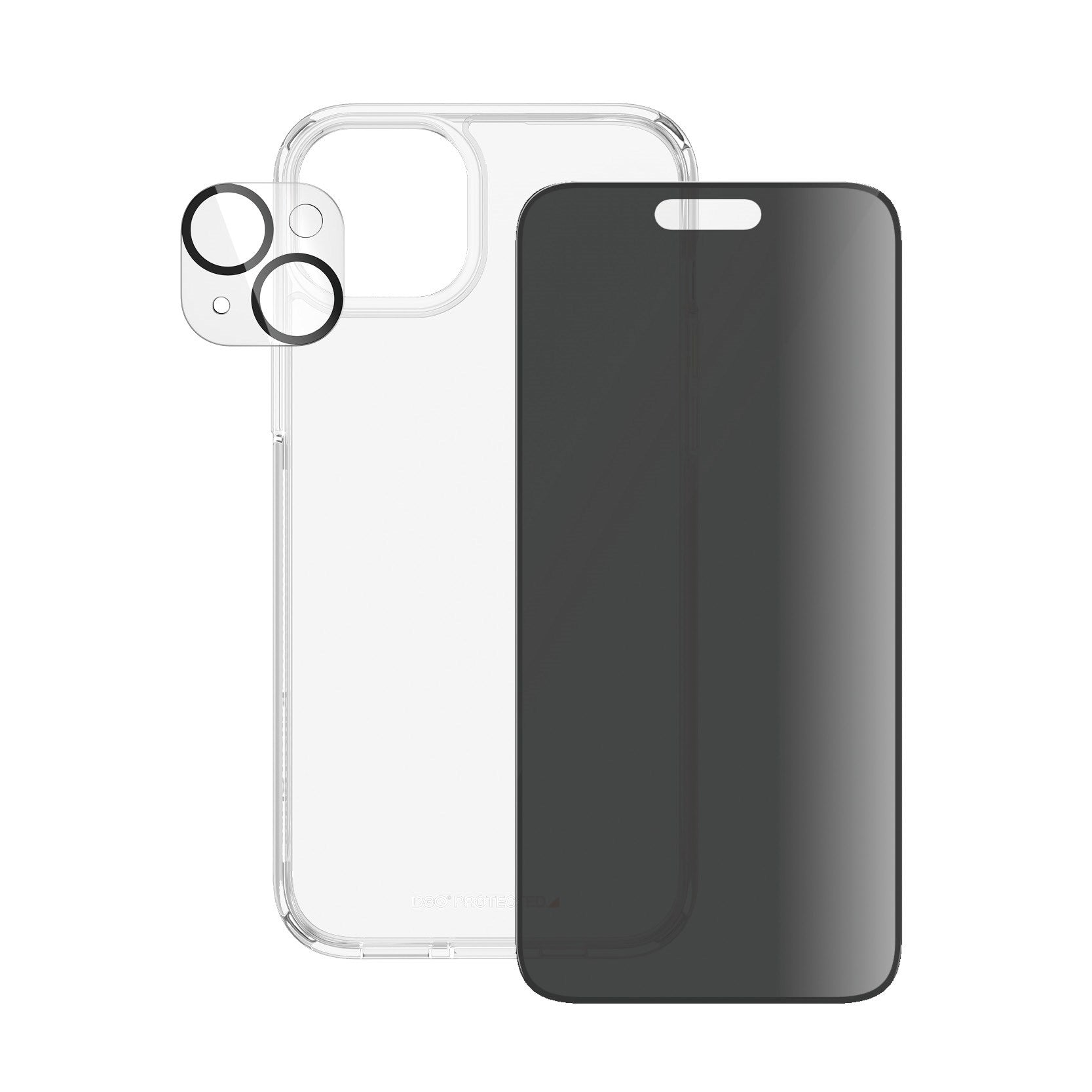 PanzerGlass® Privacy 3-i-1 Pakke iPhone 15 Plus