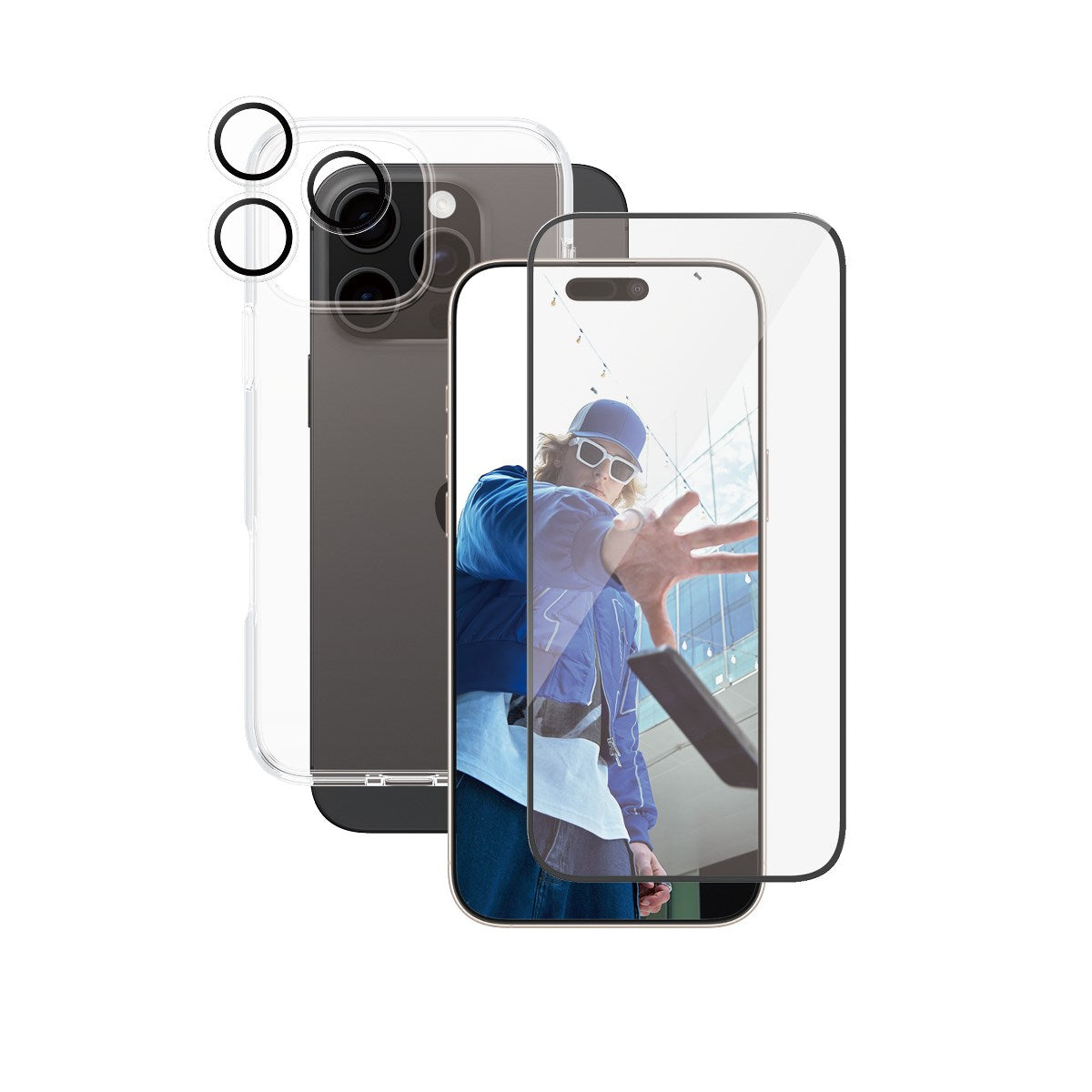 PanzerGlass® | CARE by PanzerGlass® Urban Combat 3-i-1 Pakke iPhone 16 Pro Max