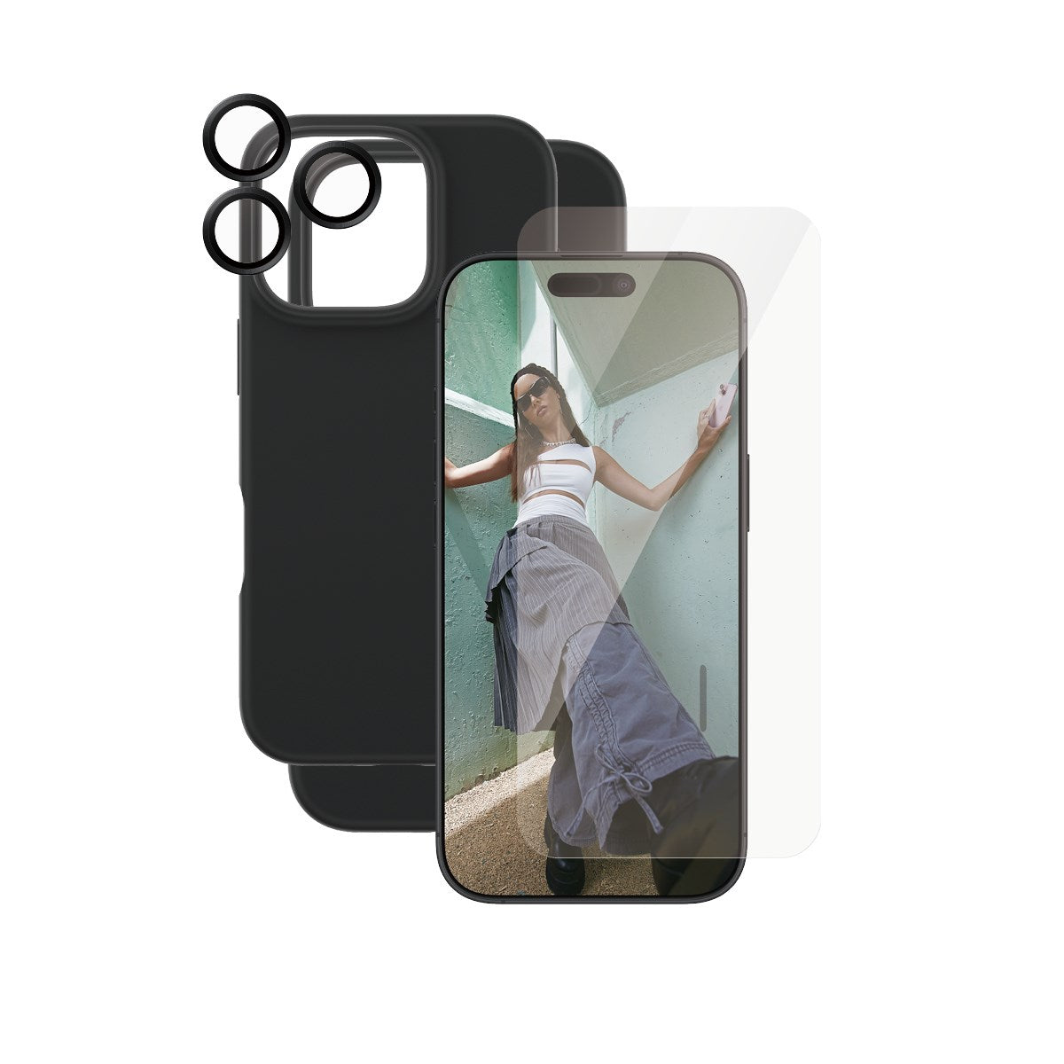 CARE™ by PanzerGlass® 3-i-1 Pakke iPhone 16 Pro