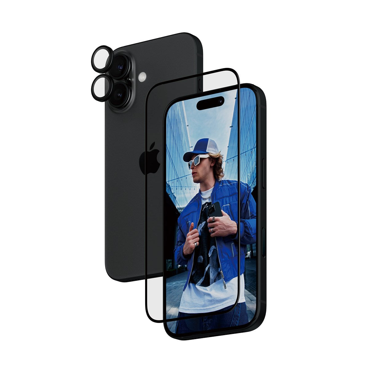 PanzerGlass® 2-i-1 Pakke iPhone 16