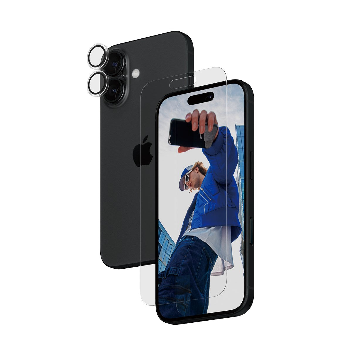 PanzerGlass® 2-i-1 Pakke iPhone 16