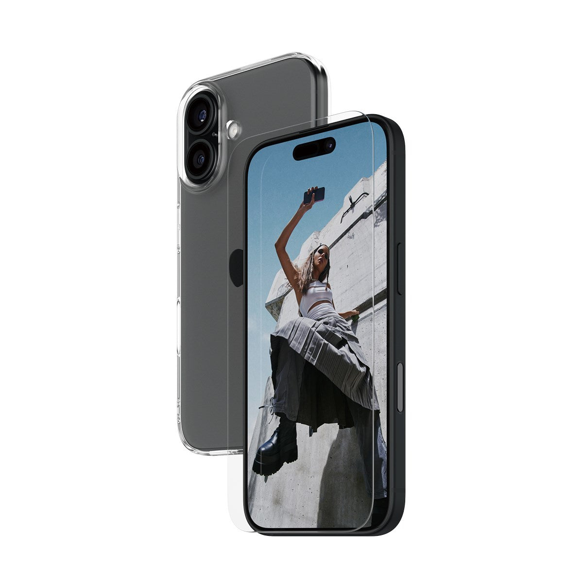 SAFE. by PanzerGlass® 2-in-1 Beskyttelsespakke iPhone 16