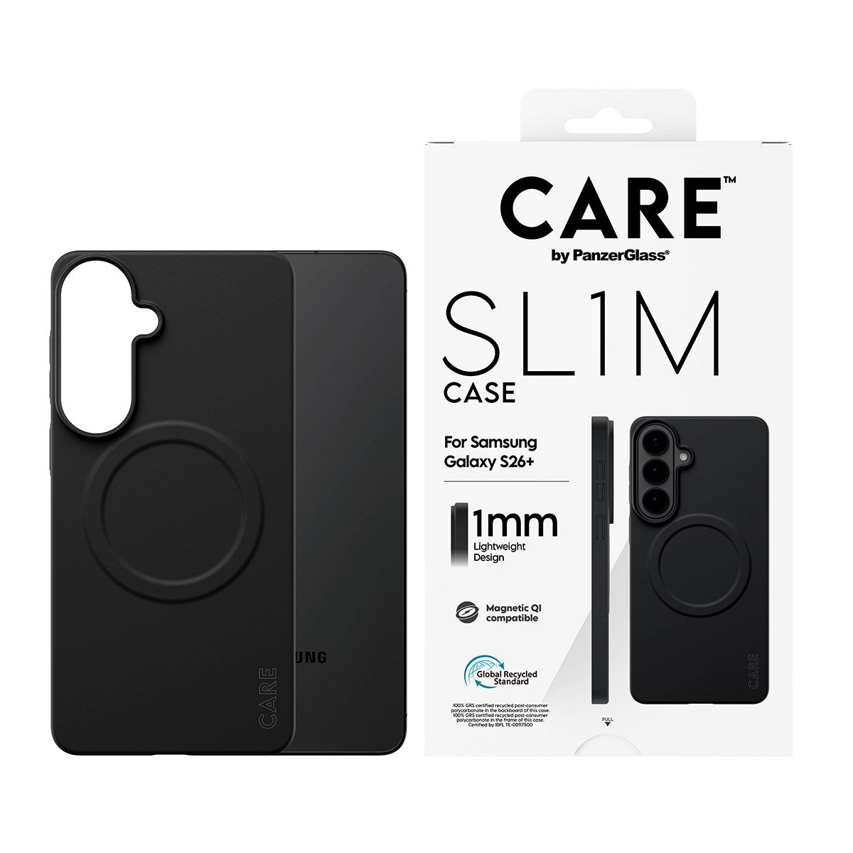 CARE™ by PanzerGlass® SL1M Case Sort m. Qi Samsung Galaxy S26+