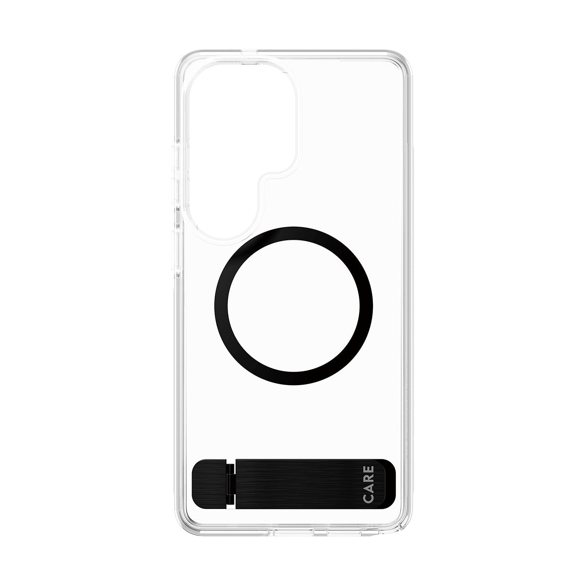 CARE™ by PanzerGlass® Kickstand Case Transparent m. Qi Samsung Galaxy S26 Ultra