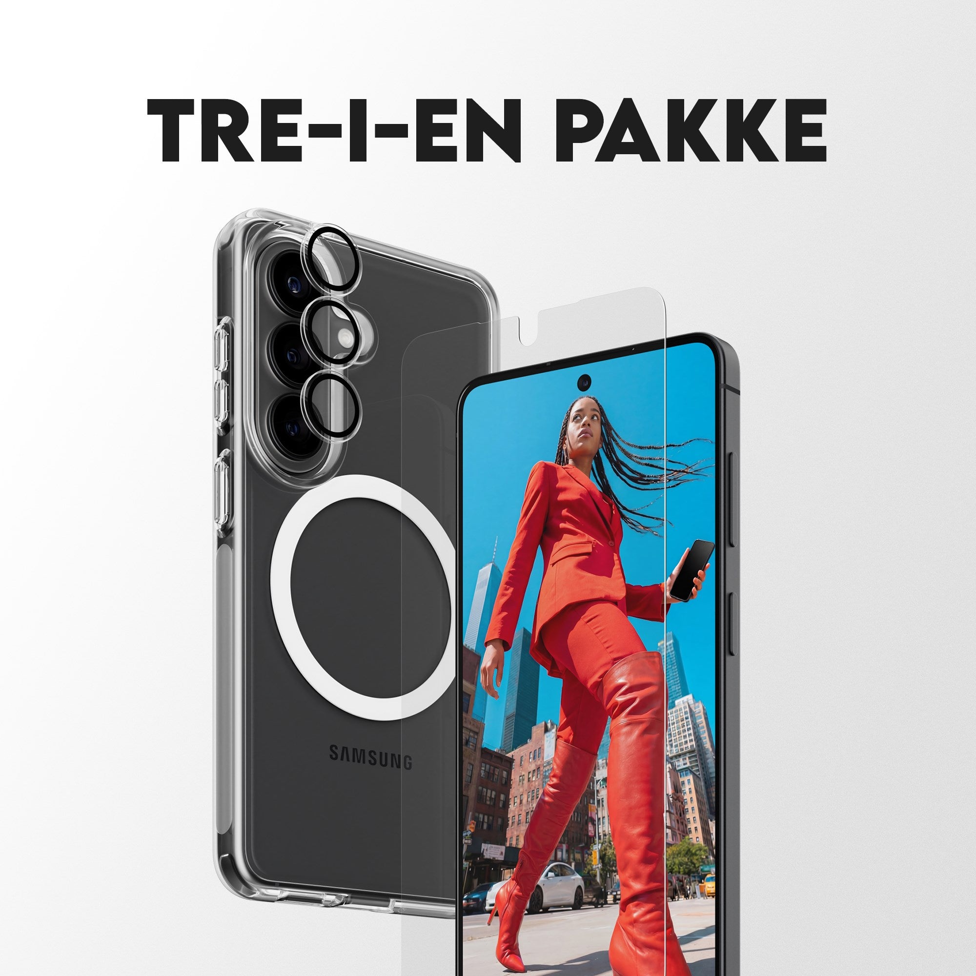 PanzerGlass® | CARE™ by PanzerGlass® 3-in-1 Pakke Samsung Galaxy S26