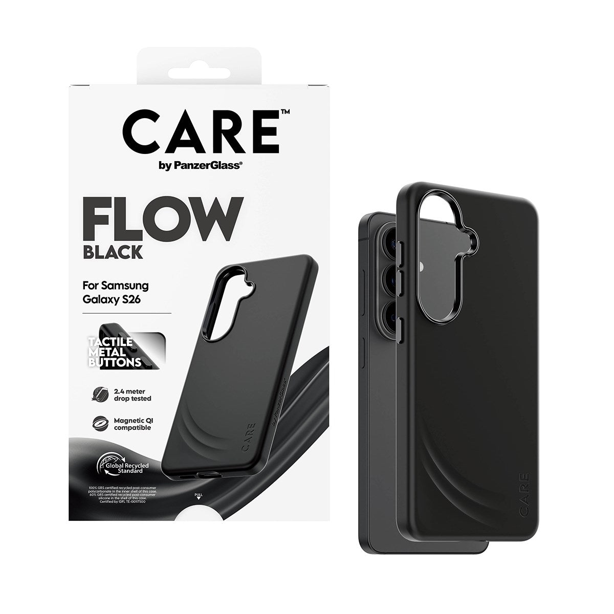 CARE™ by PanzerGlass® Flow Case Sort m. Qi Samsung Galaxy S26