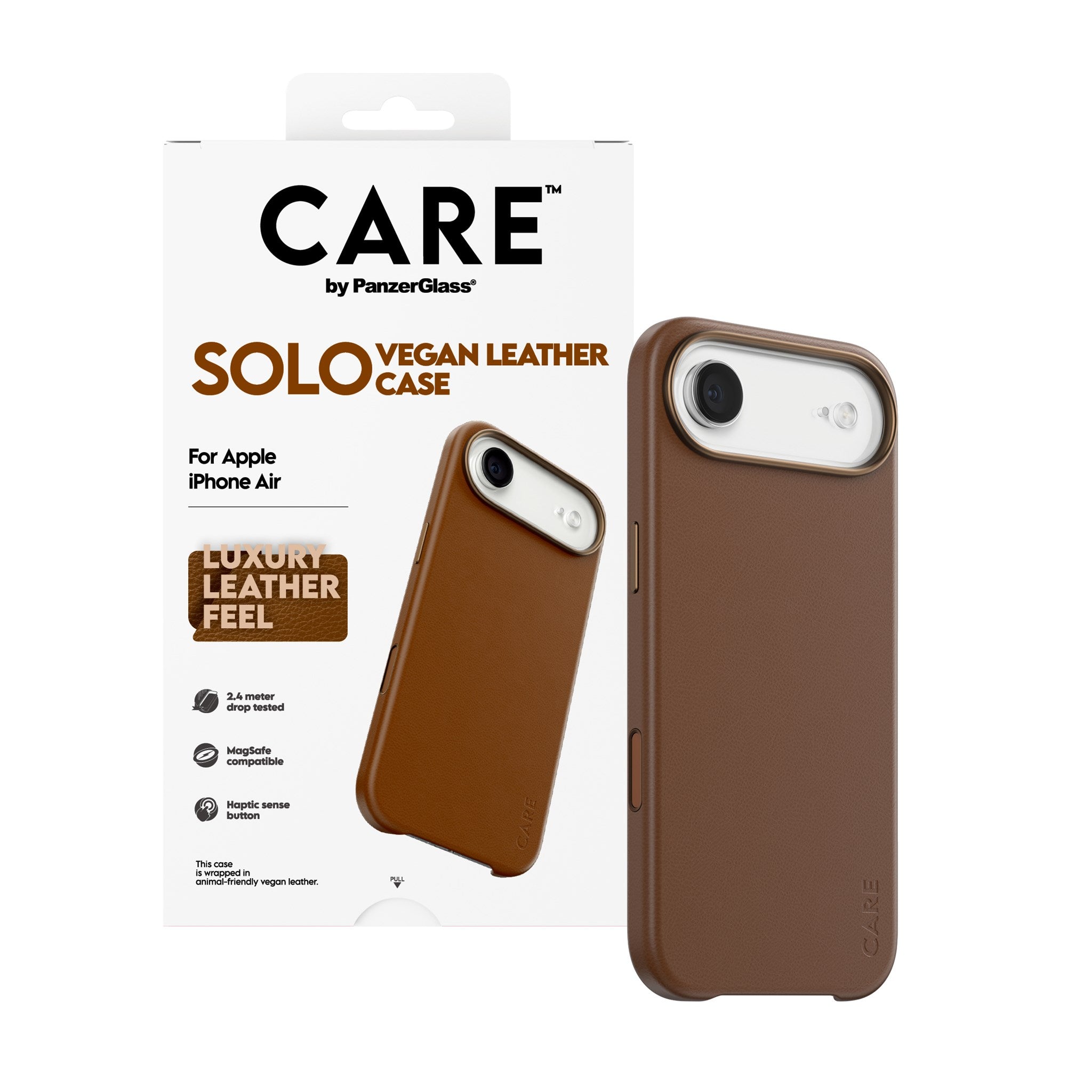 CARE™ by PanzerGlass® Solo Case Brun iPhone Air