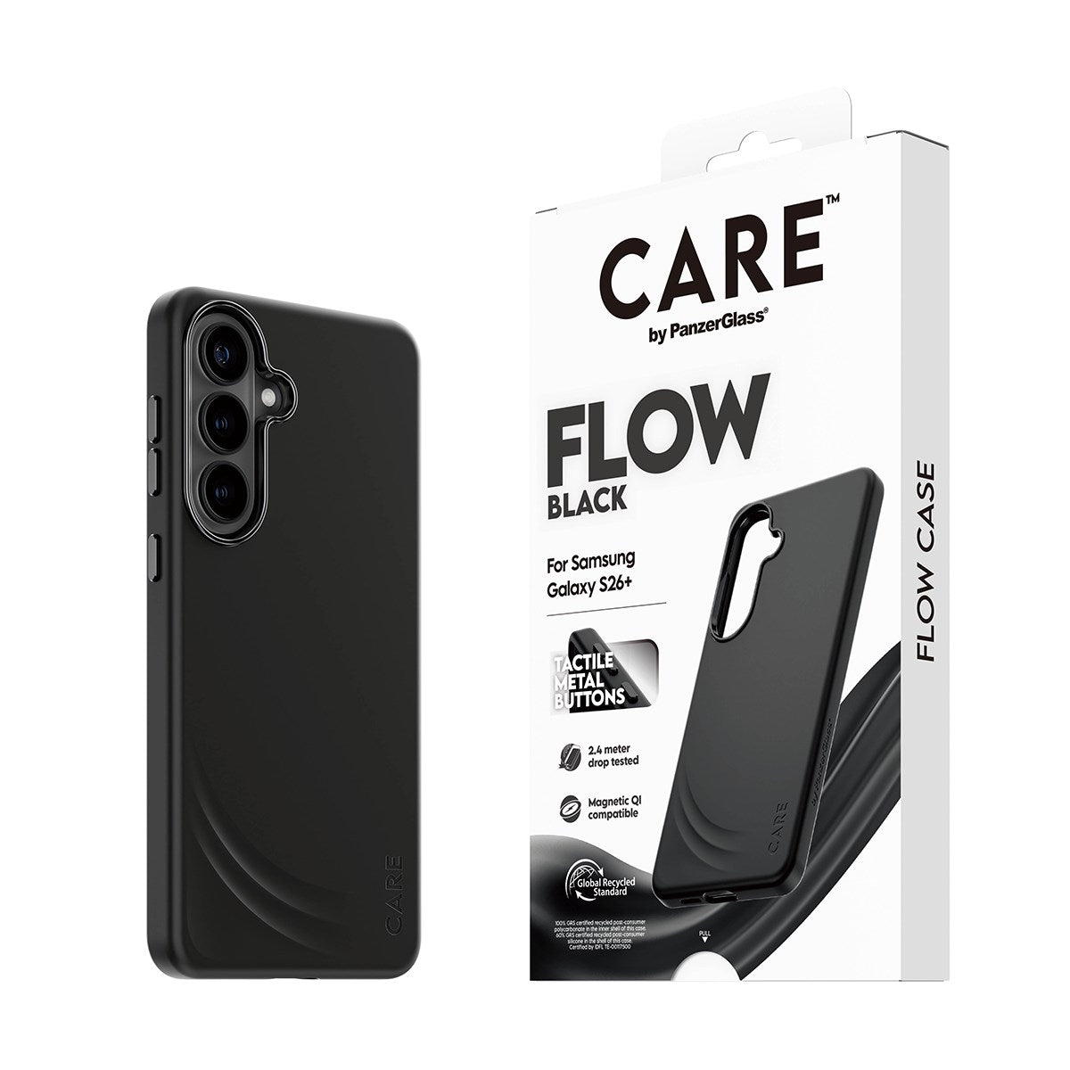 CARE™ by PanzerGlass® Flow Case Sort m. Qi Samsung Galaxy S26+