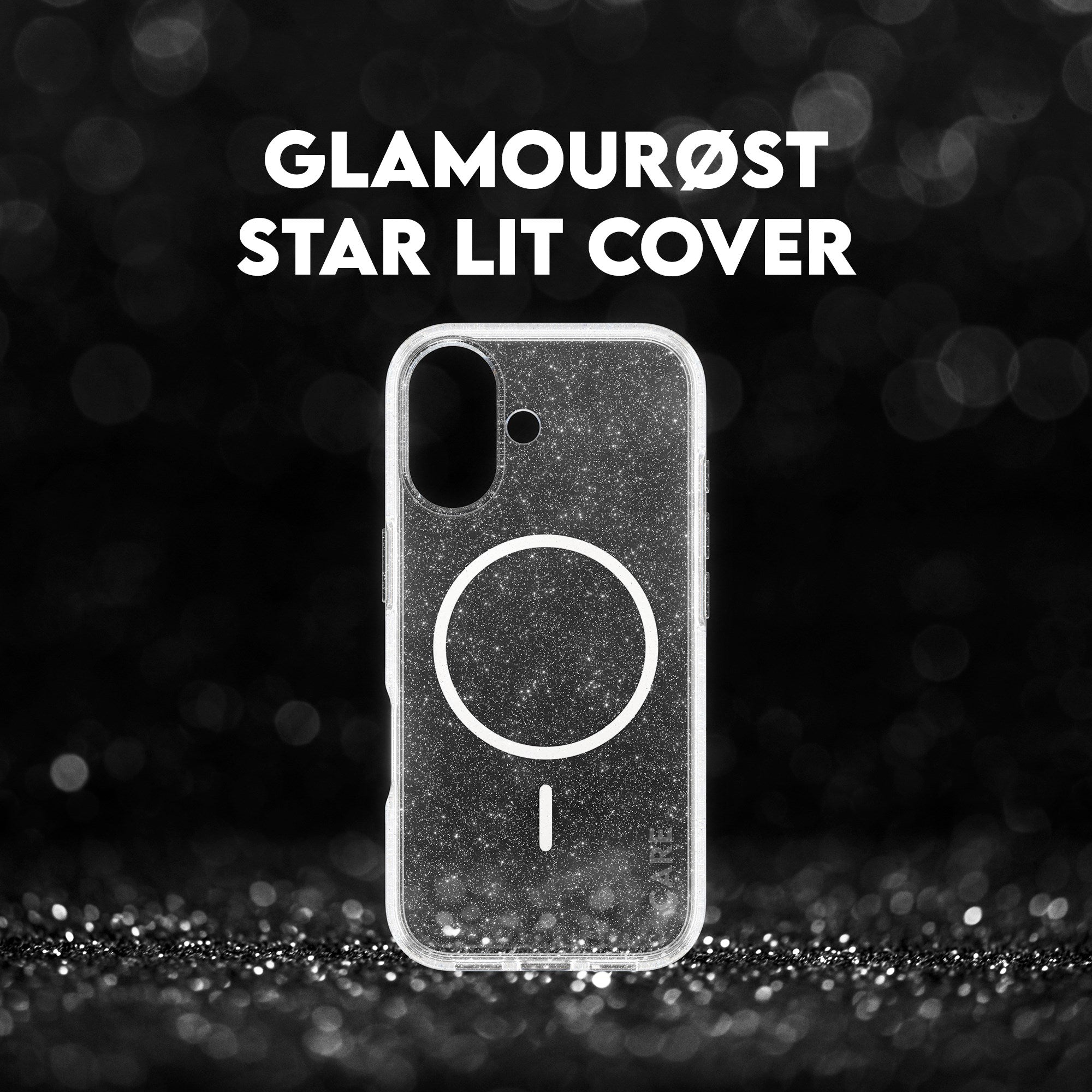 CARE™ by PanzerGlass® Star Lit Case m. Hvid MagSafe iPhone 17