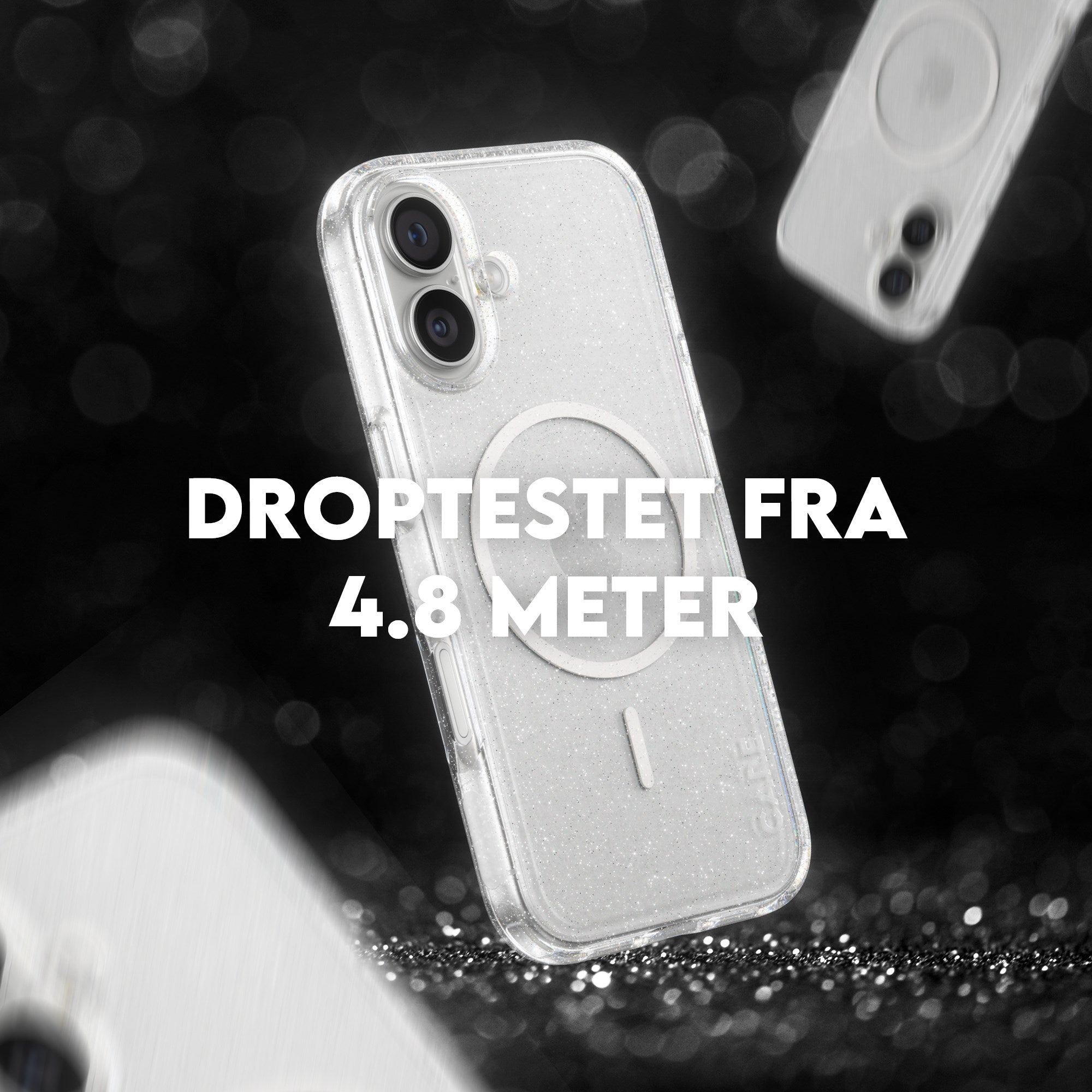 CARE™ by PanzerGlass® Star Lit Case m. Hvid MagSafe iPhone 17