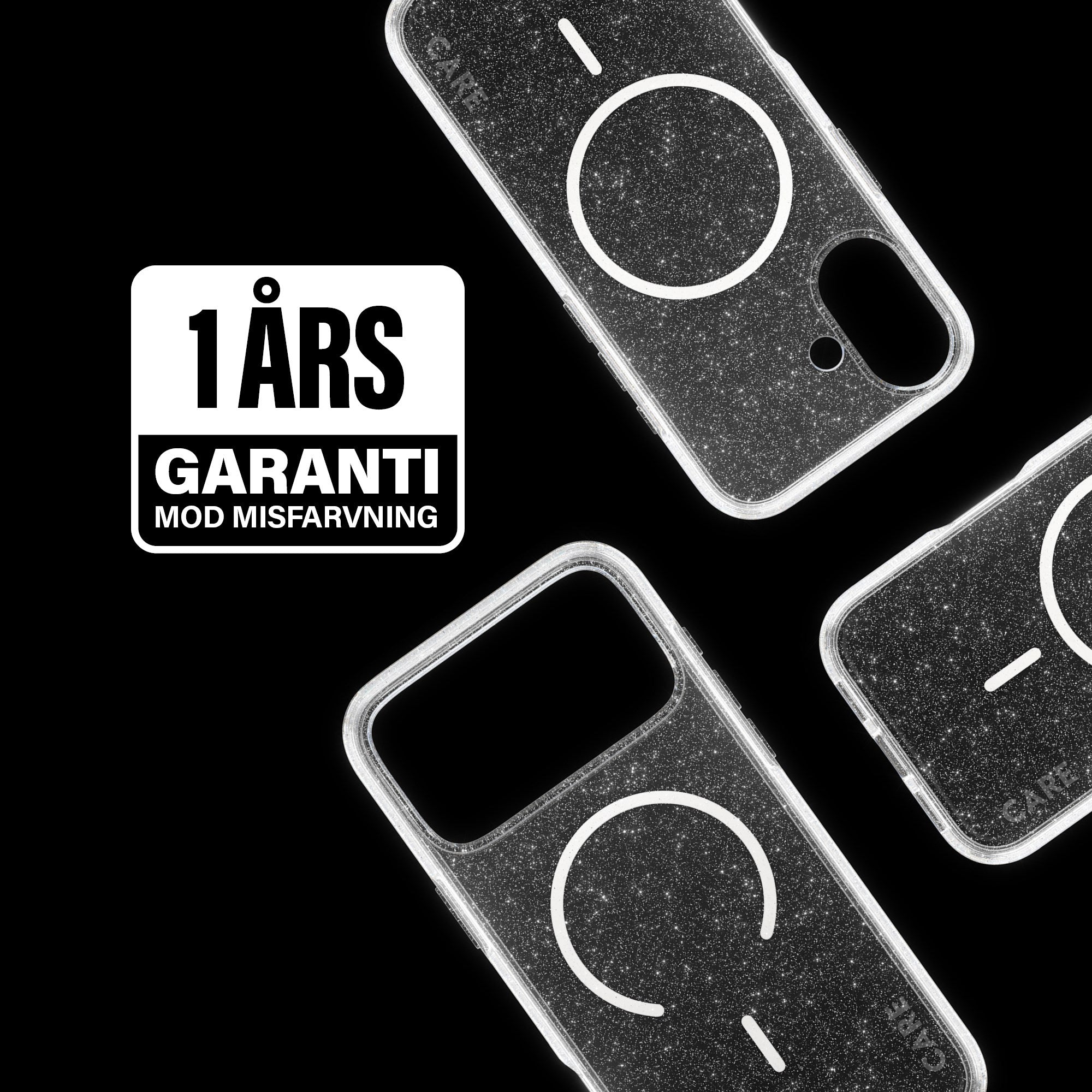 CARE™ by PanzerGlass® Star Lit Case m. Hvid MagSafe iPhone 17