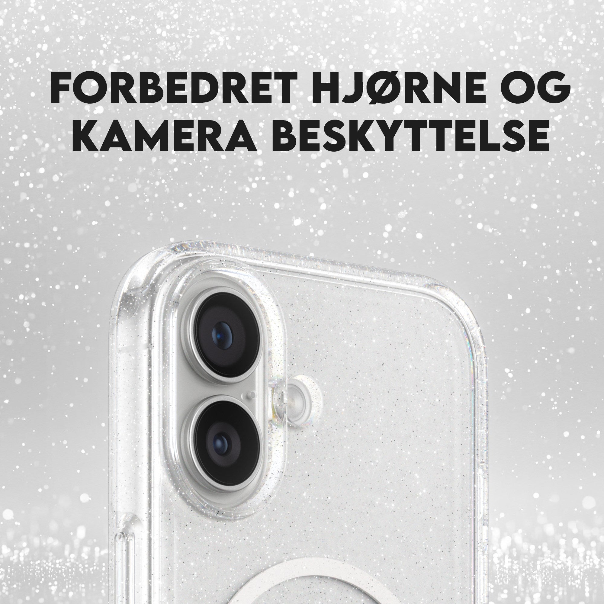 CARE™ by PanzerGlass® Star Lit Case m. Hvid MagSafe iPhone 17