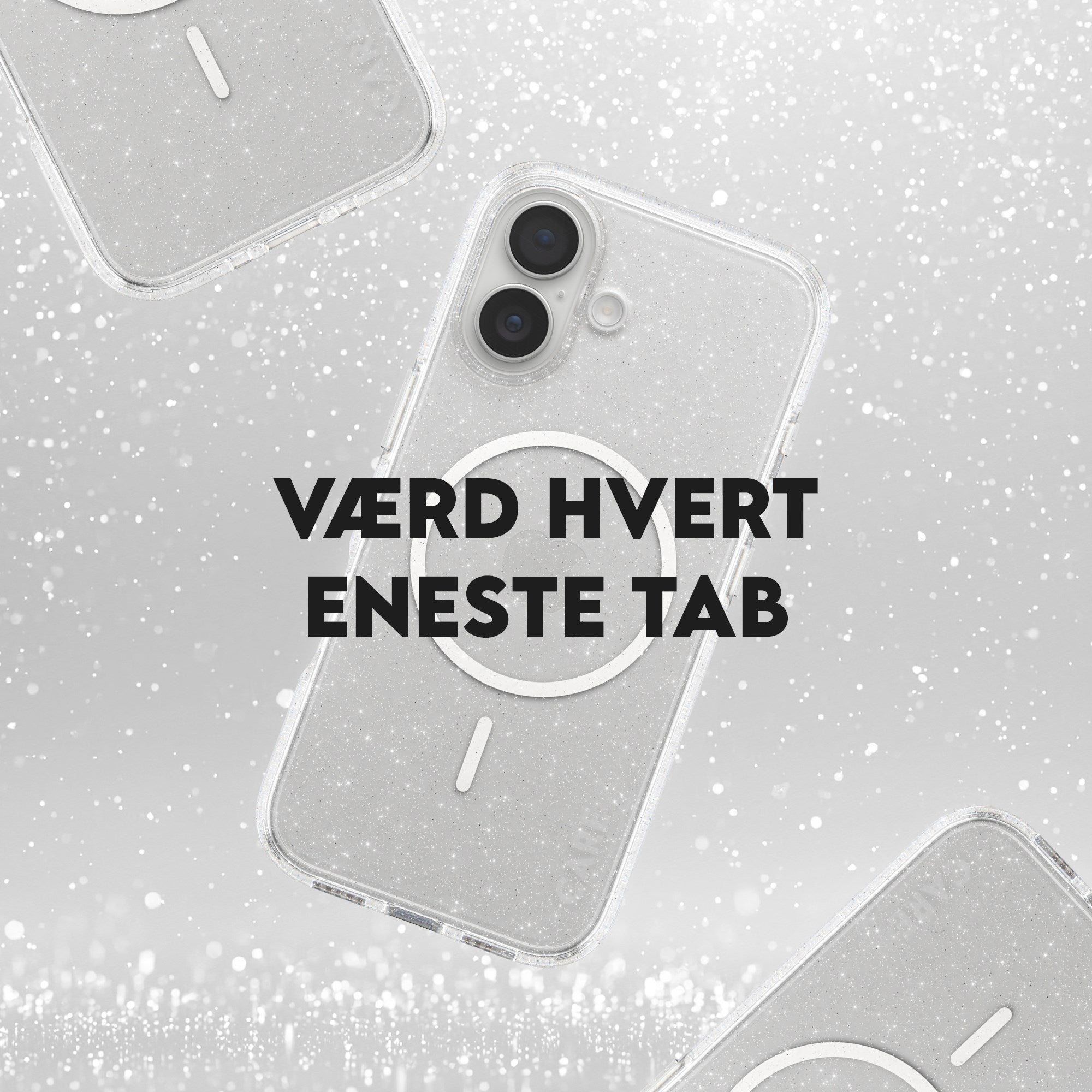 CARE™ by PanzerGlass® Star Lit Case m. Hvid MagSafe iPhone 17