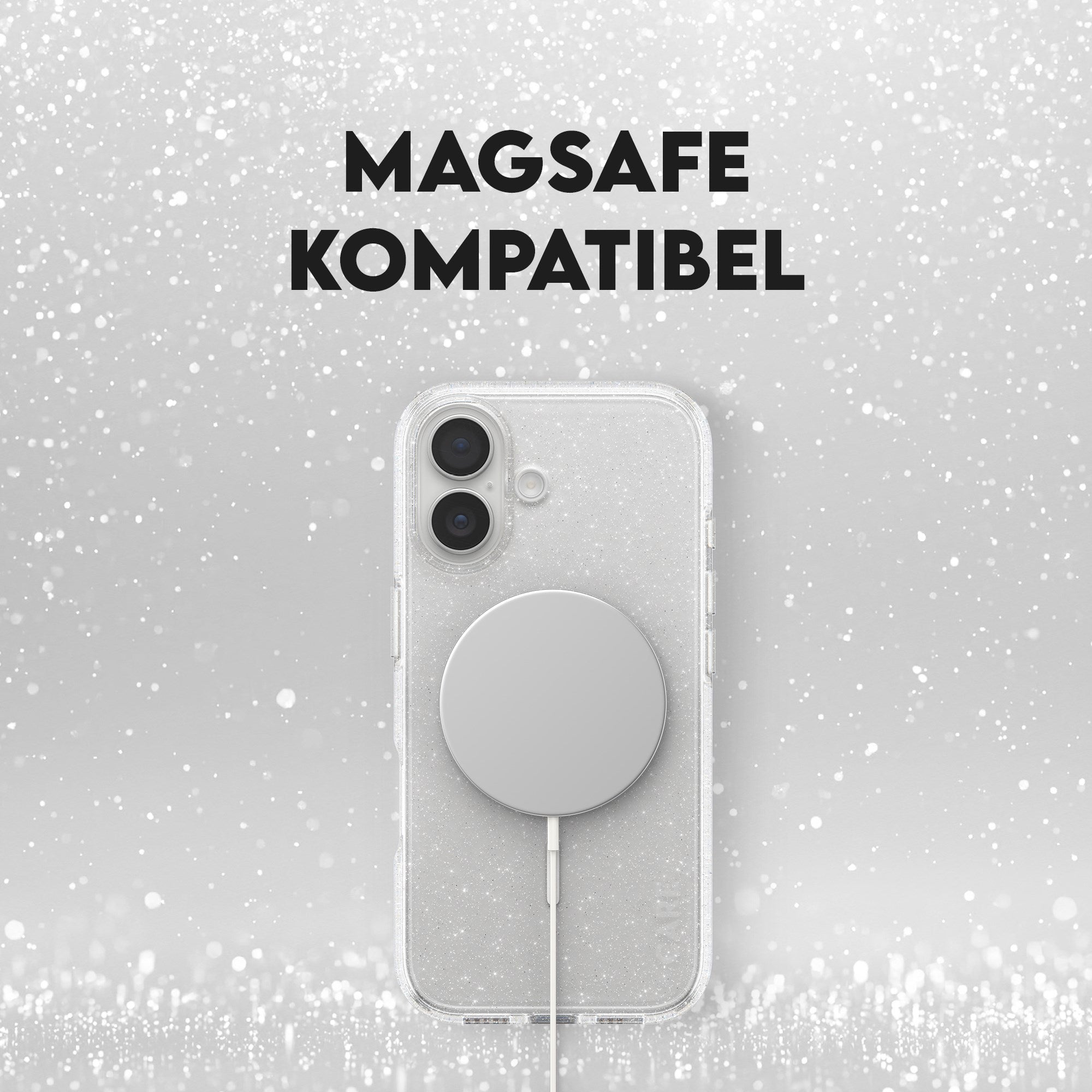 CARE™ by PanzerGlass® Star Lit Case m. Hvid MagSafe iPhone 17